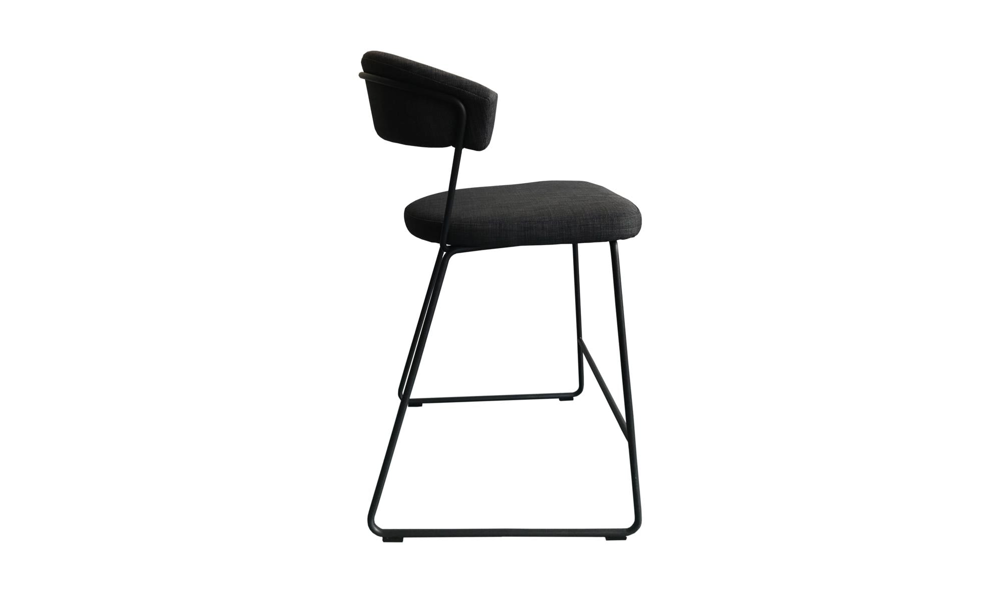 Moe's Home Adria Counter Stool Dark Grey - Image 3