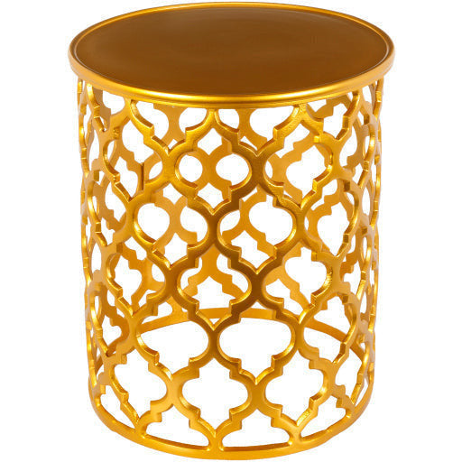 Surya Hammett Modern Gold Metal Round Accent Side Table HMMT-103 - Image 2