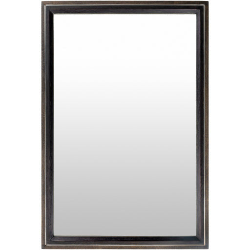 Surya Wall Decor & Mirrors Hanover Modern Wall Mirror Gray Finish HNE-001 - Image 2