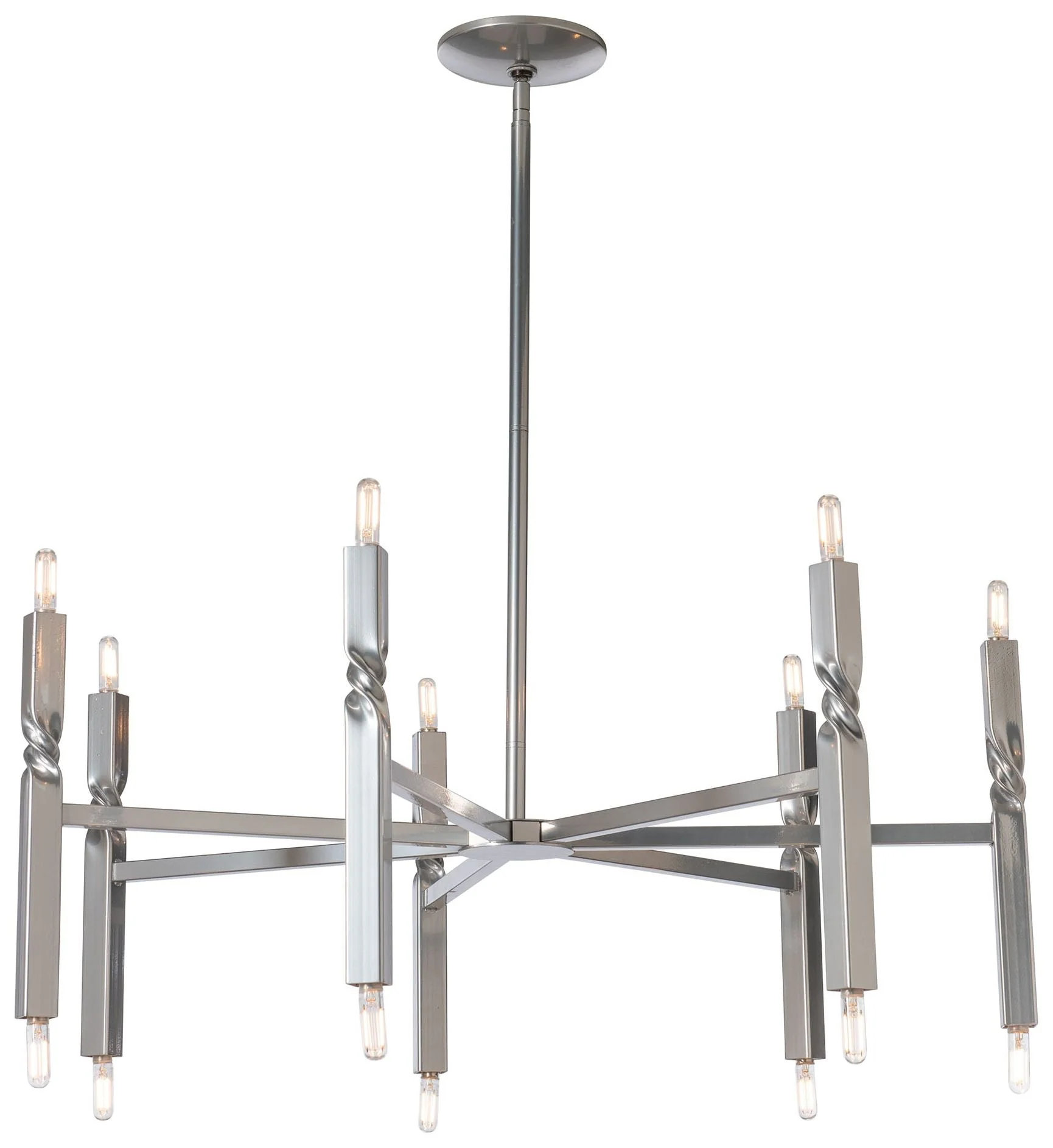 Hubbardton Forge Helix 37 1/2" Wide 14-Light Modern Pendant - Image 1