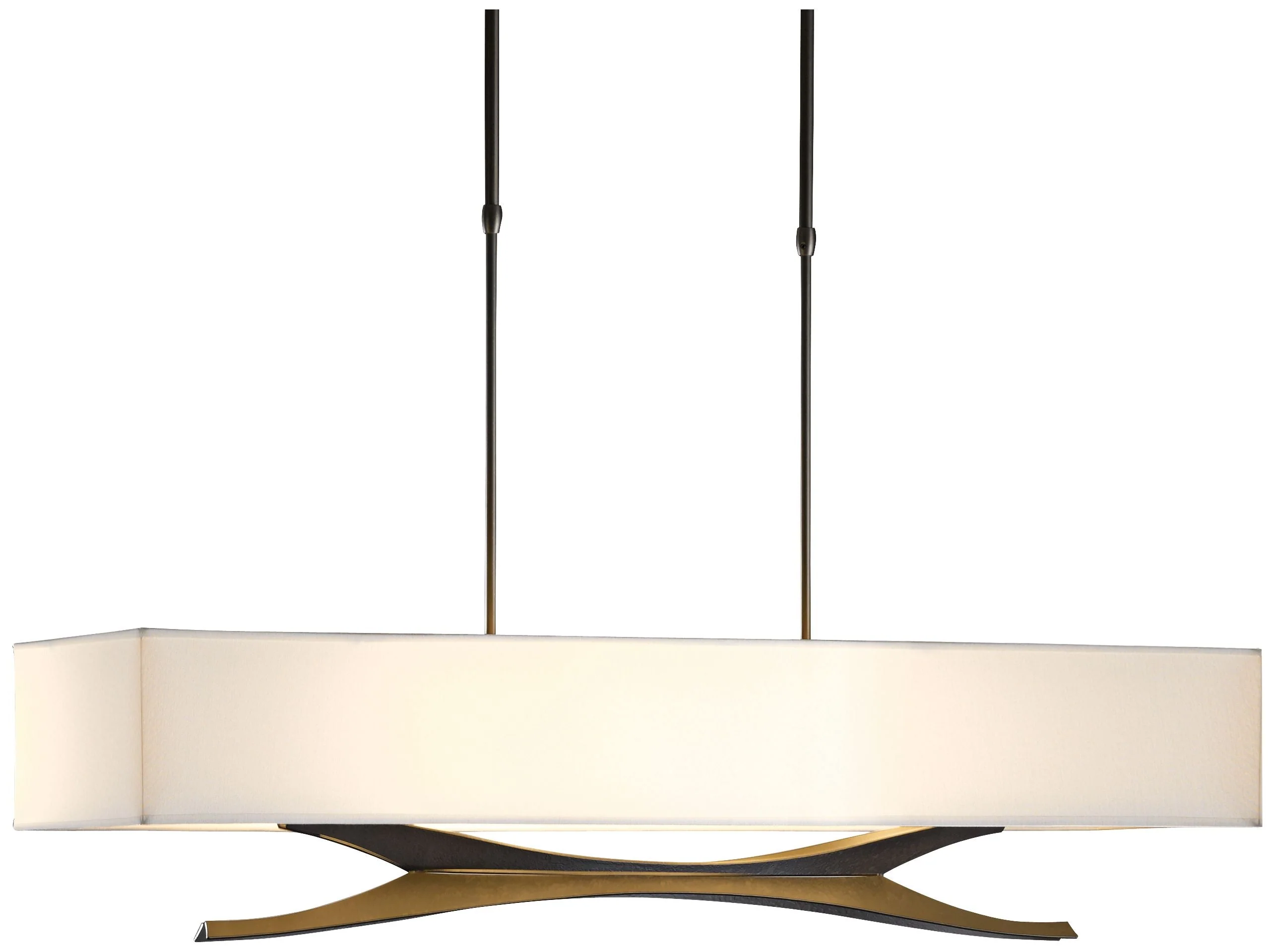 Hubbardton Forge Moreau 42" Wide Dark Smoke Modern Pendant Light - Image 2