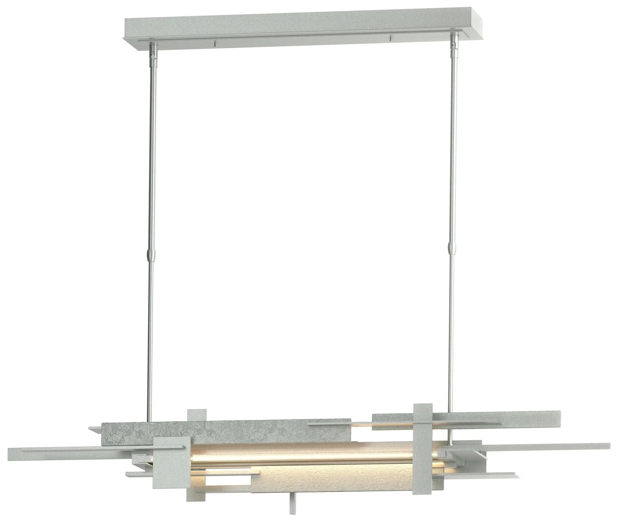 Hubbardton Forge Planar 48 1/2" Vintage Platinum Linear LED Pendant - Image 1