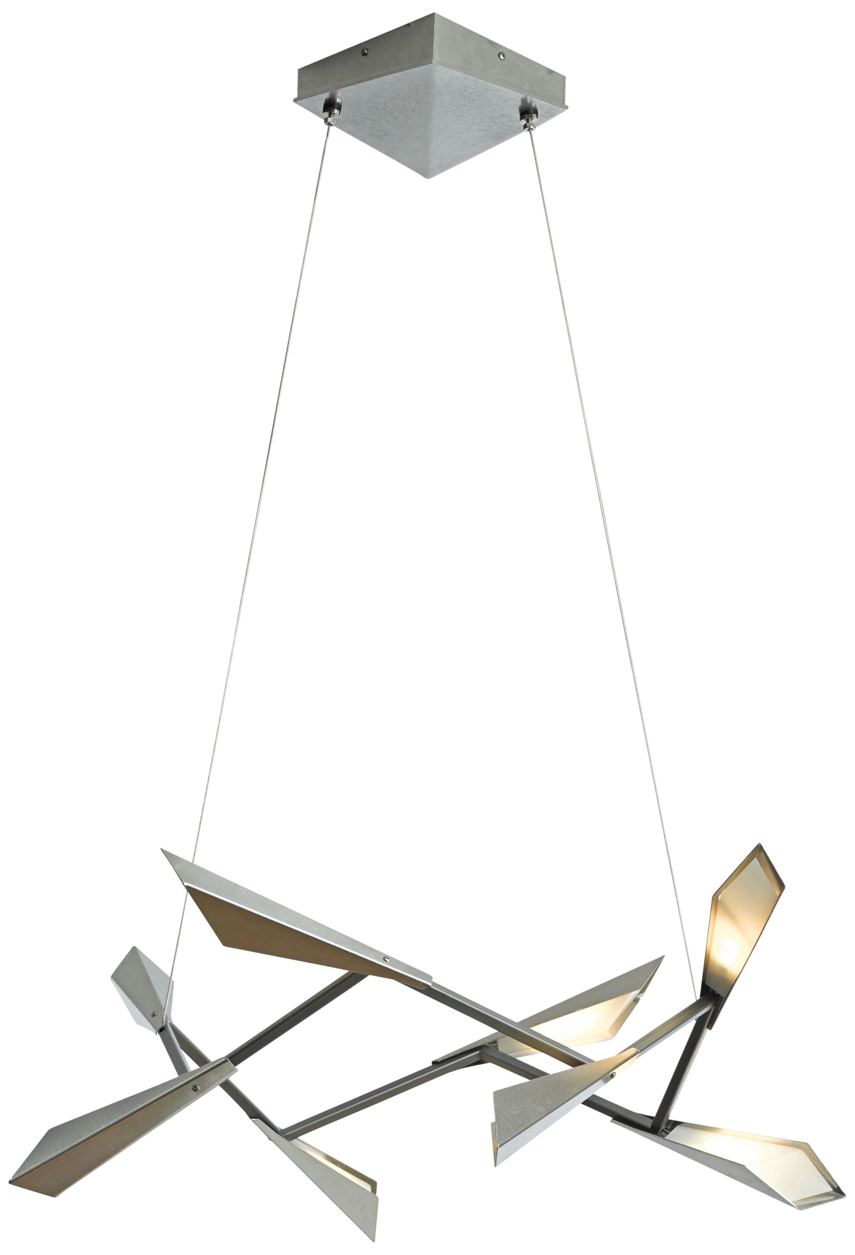 Hubbardton Forge Quill 34"W Adjustable LED Pendant Light - Image 1