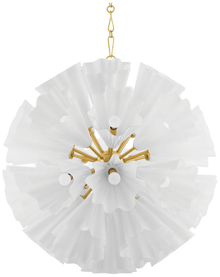 Hudson Valley Capri 38 In. Steel 33 Light Chandelier - Image 1