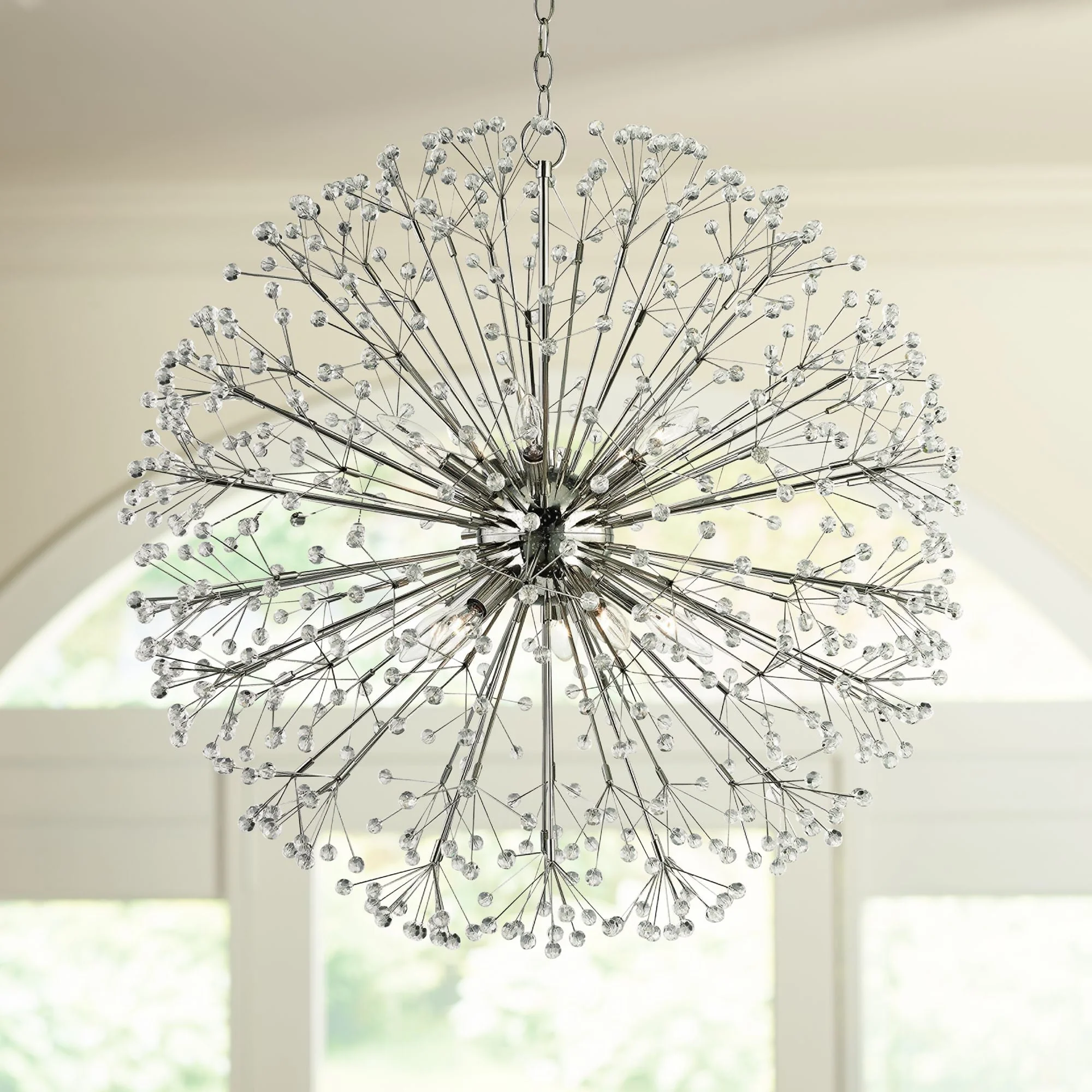 Hudson Valley Dunkirk 30" Wide Polished Nickel Chandelier - Image 1