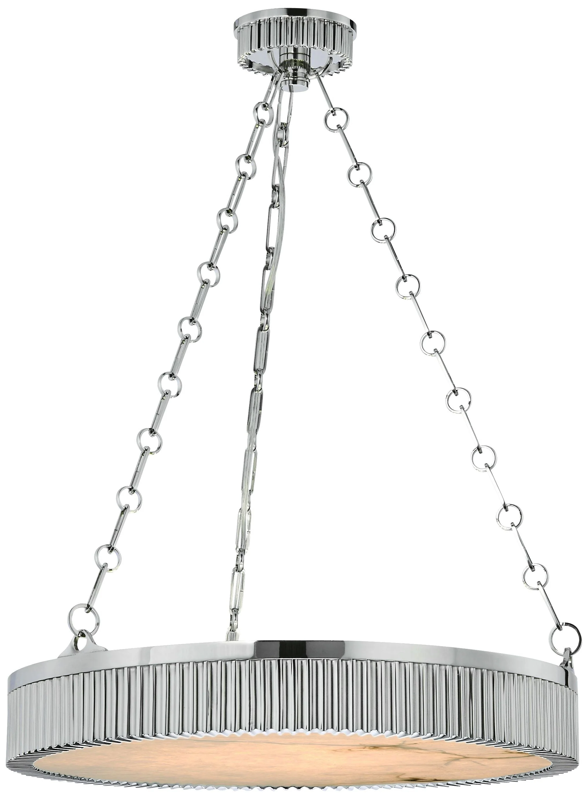 Hudson Valley Lynden 22" Wide Polished Nickel Pendant Light - Image 1