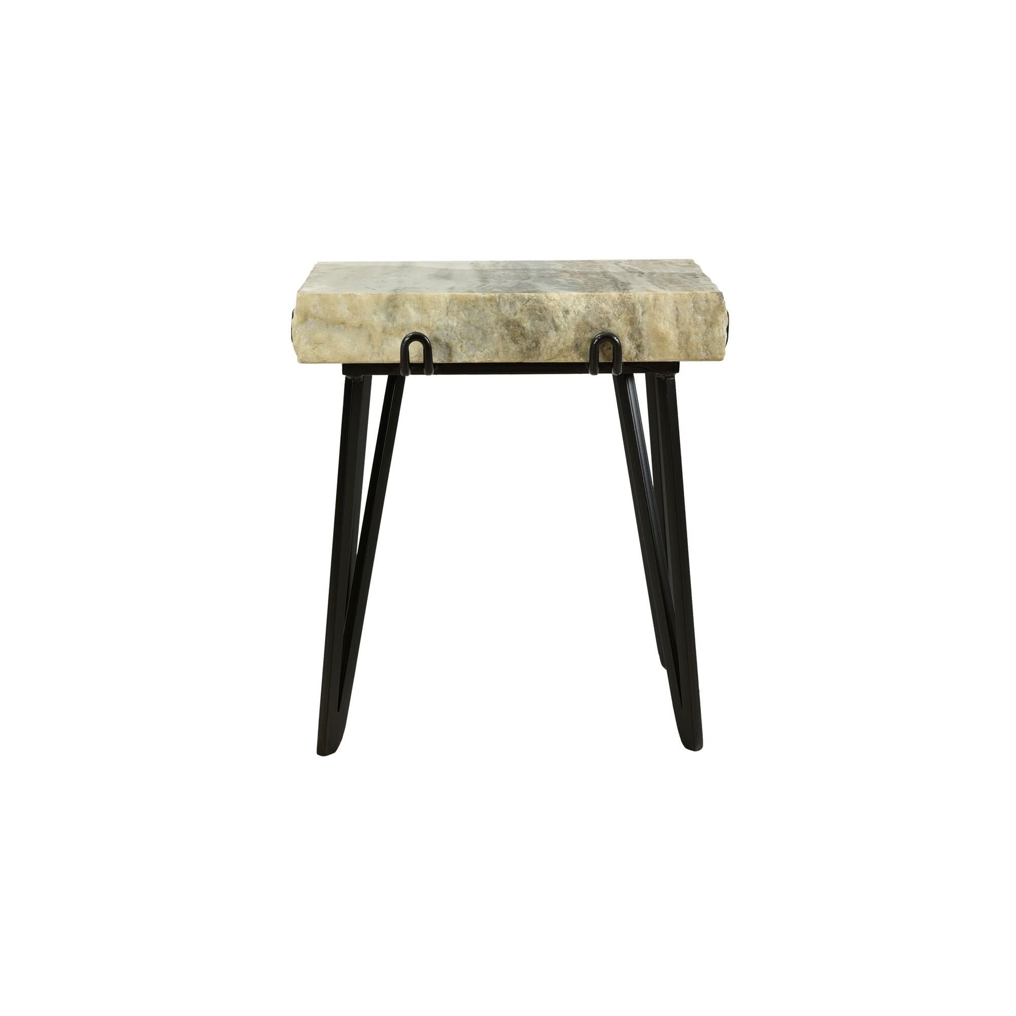 Moe's Home Collection Alpert Light Brown Accent Table - Image 1