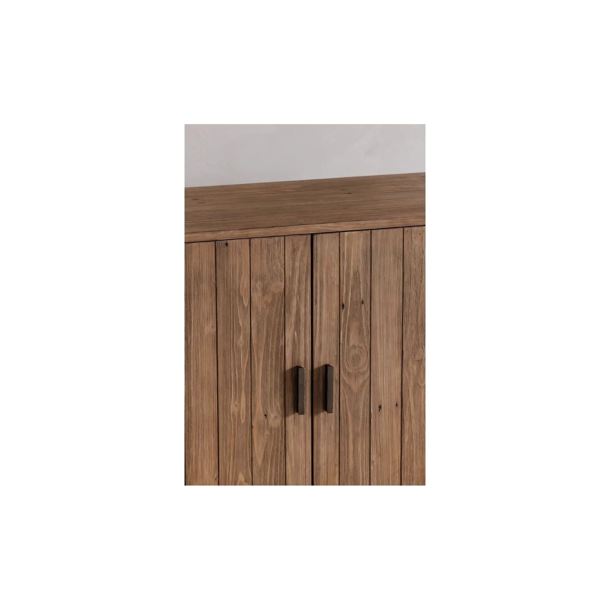 Moe’s Home Collection Sierra 2 Door Natural Wood Cabinet - Image 3