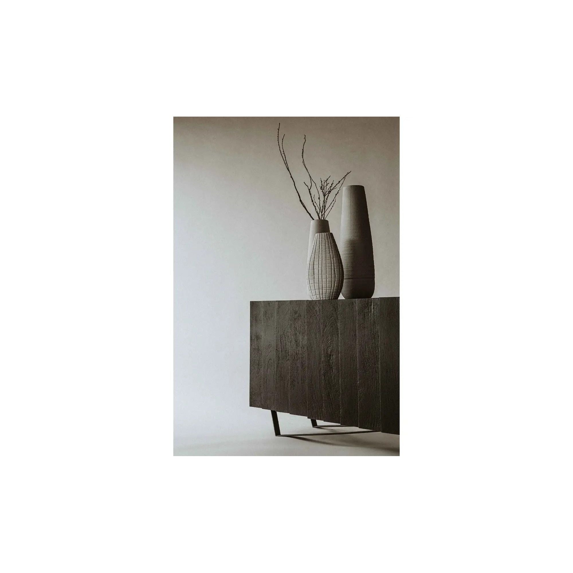Moe's Home Collection Brolio Charcoal Grey Sideboard - Image 2