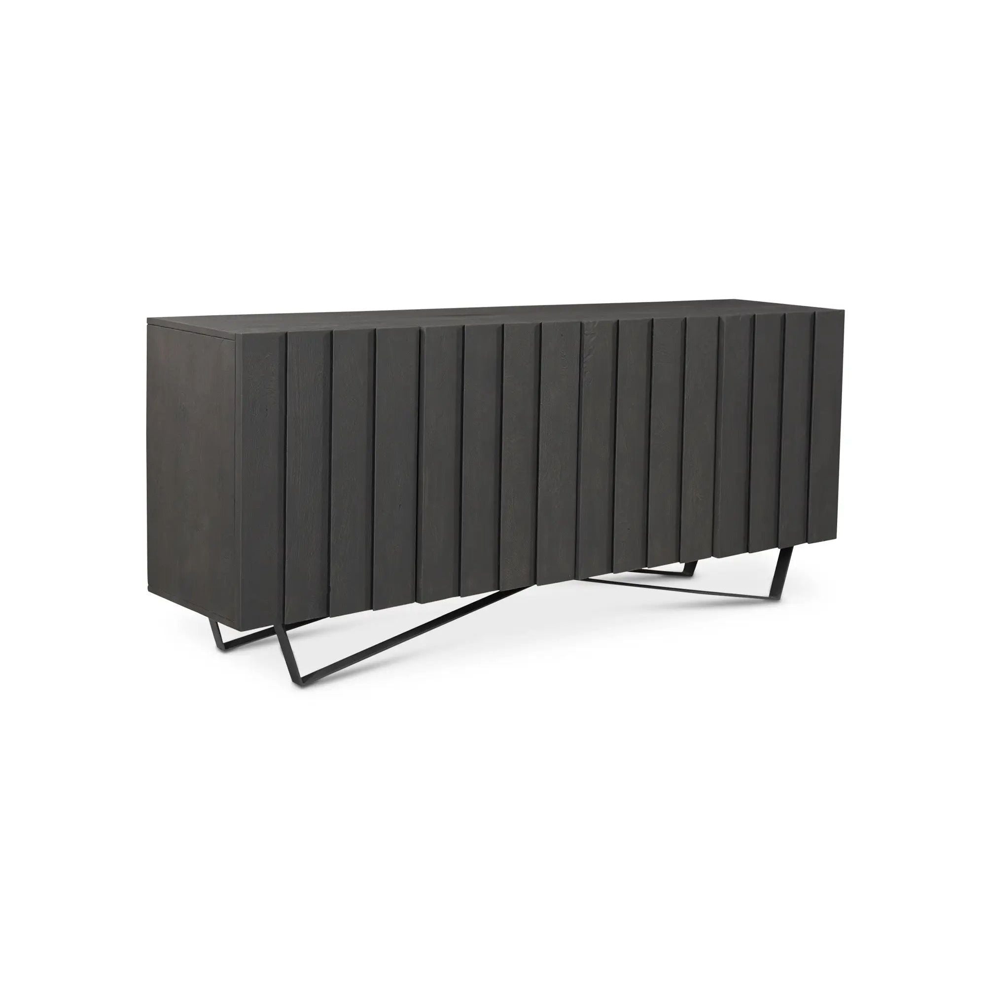Moe's Home Collection Brolio Charcoal Grey Sideboard - Image 3