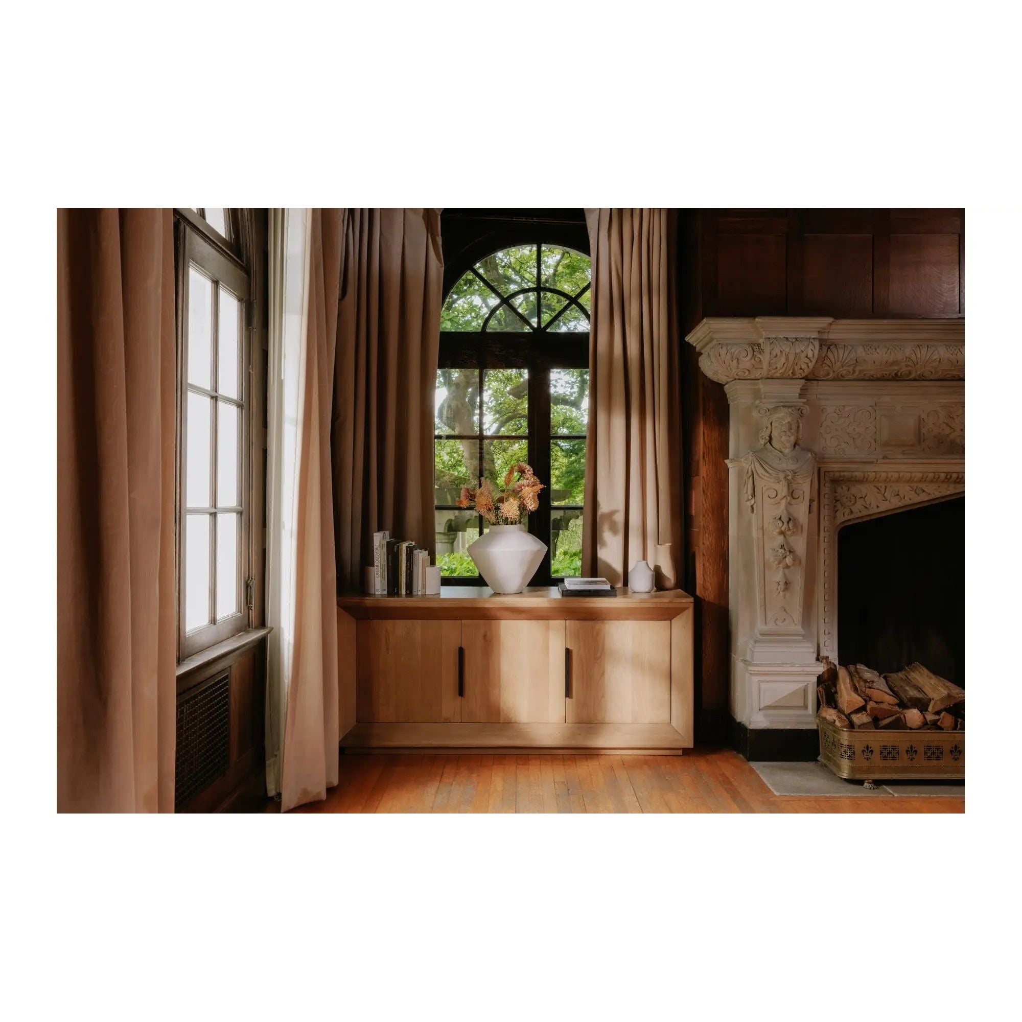 Moe's Home Collection Angle Large Oak Sideboard - Image 2