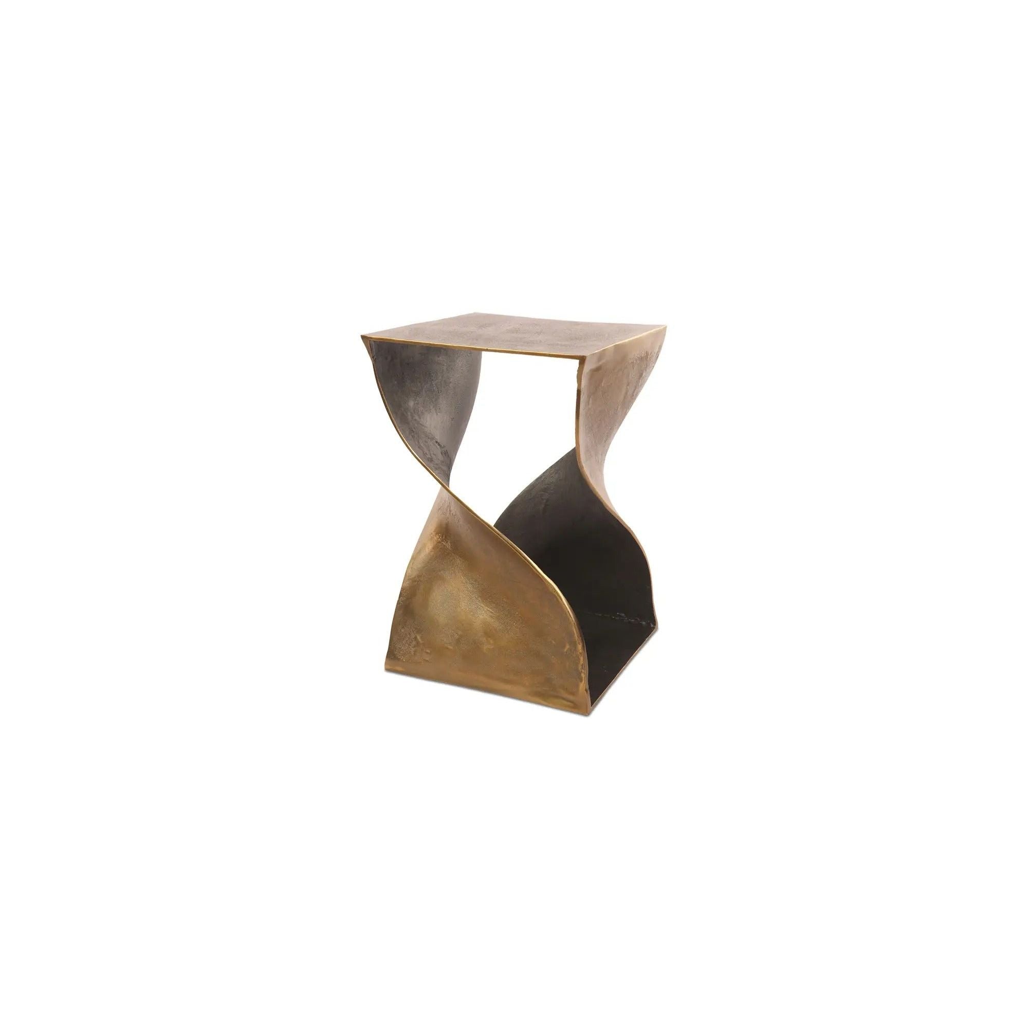Moe's Home Collection Twist Brass Accent Table - Image 3