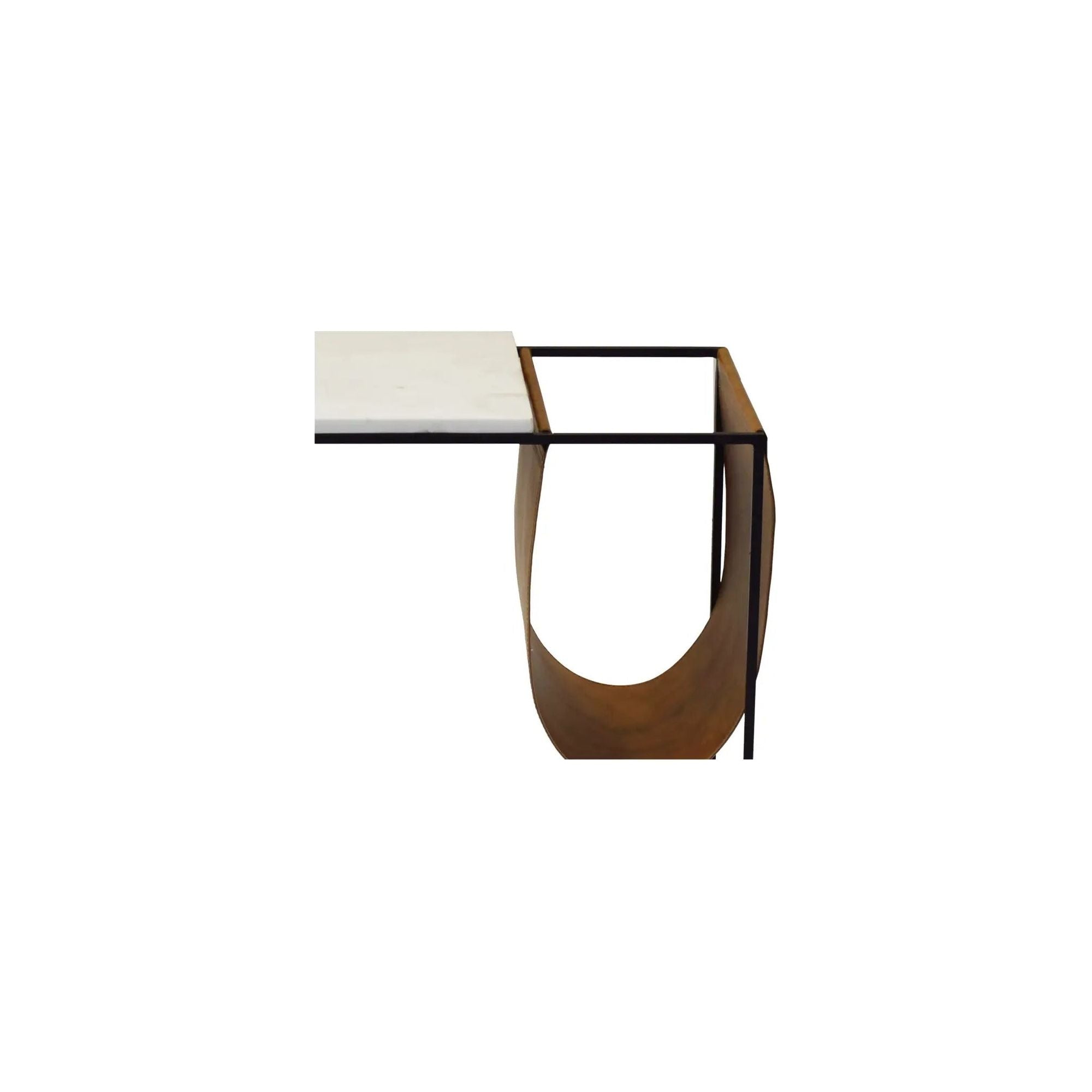 Moe’s Home Collection Cave Brown Magazine Rack - Image 3