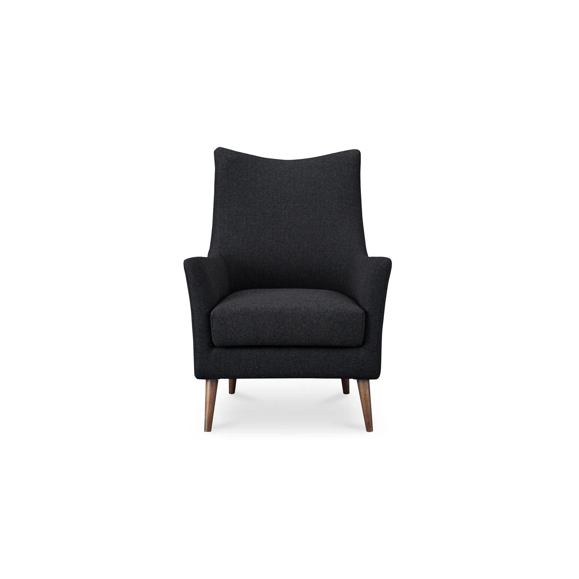 Moe's Home Collection Fisher Charcoal Armchair - Image 3