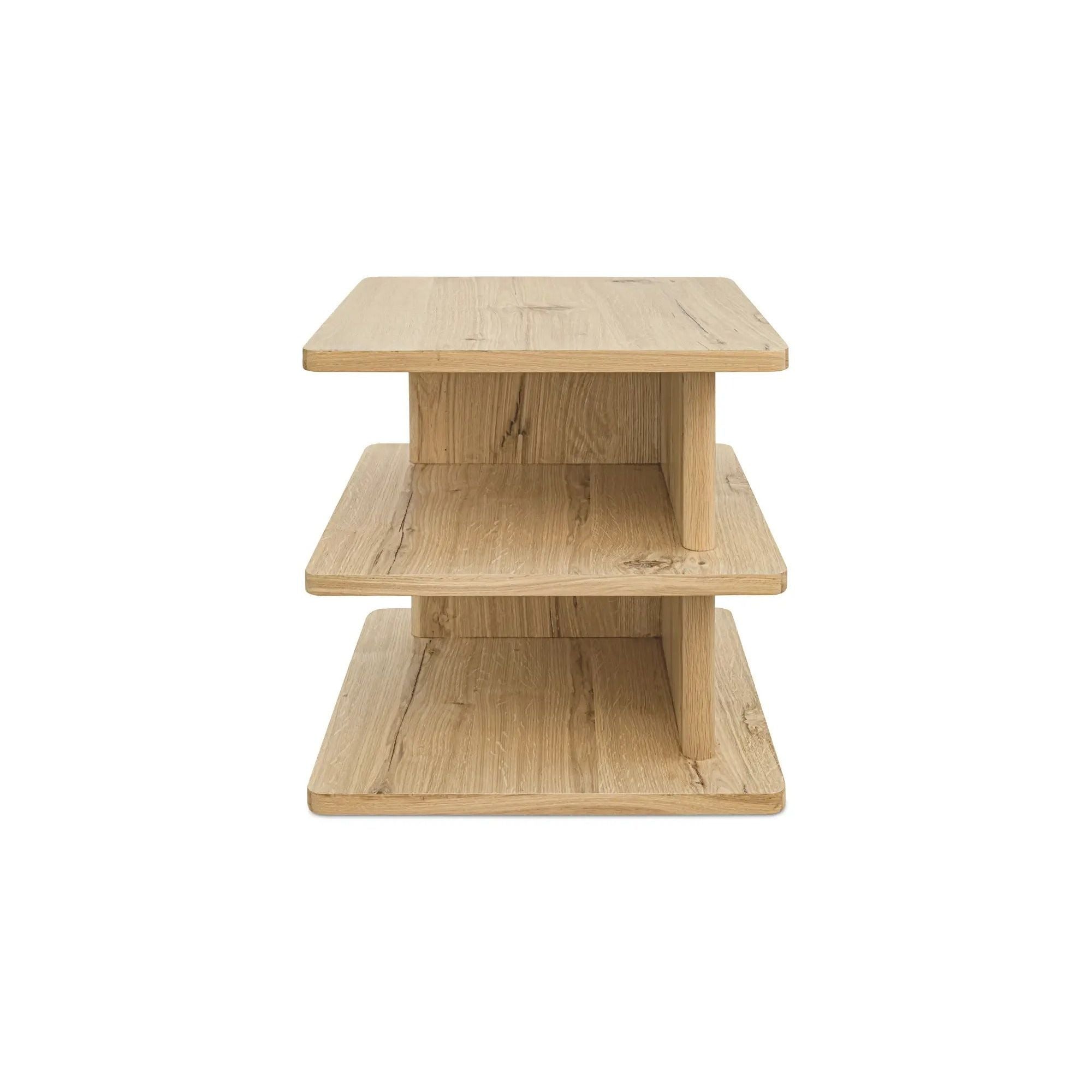 Moe's Home Collection Casey Rustic Oak Side Table - Image 1