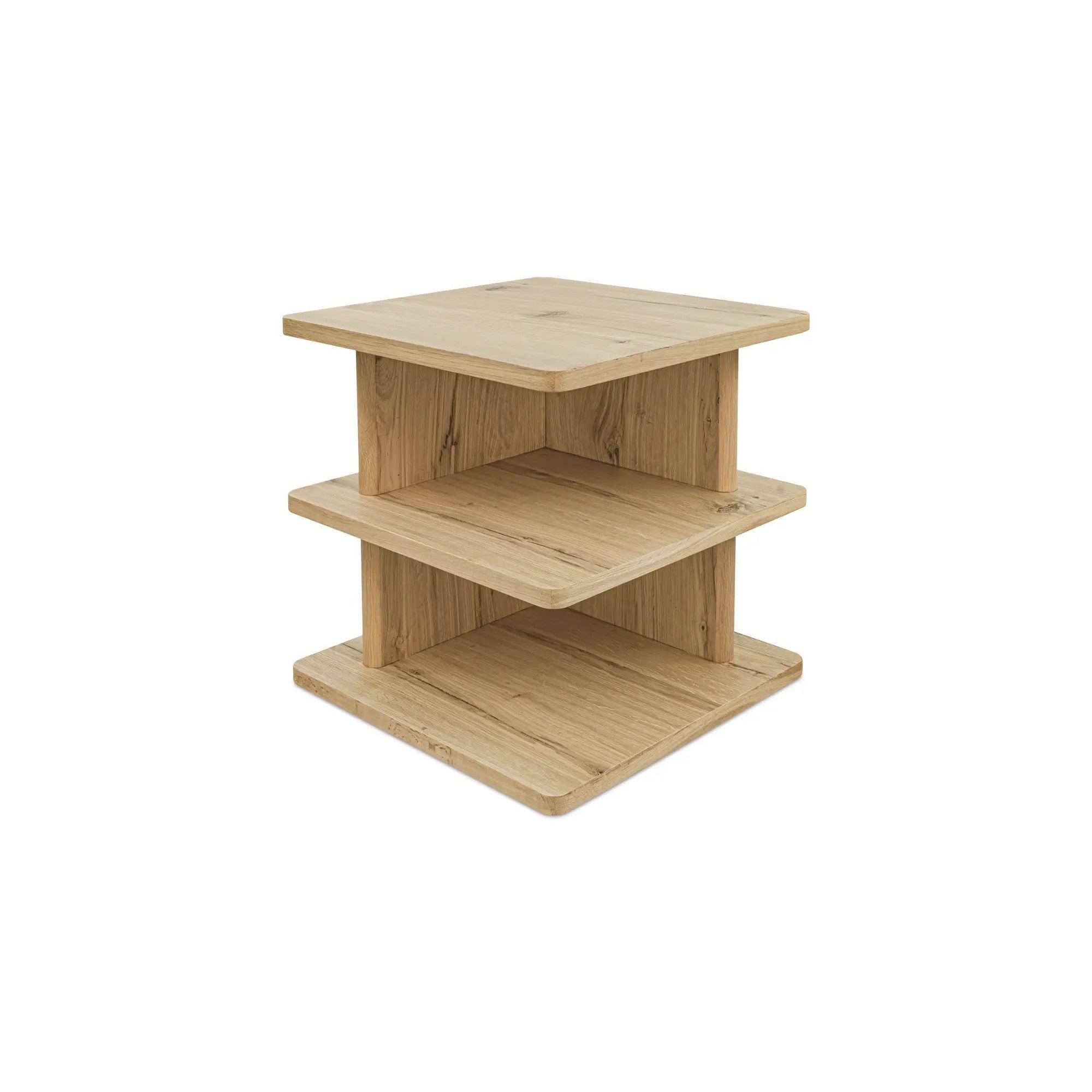 Moe's Home Collection Casey Rustic Oak Side Table - Image 2