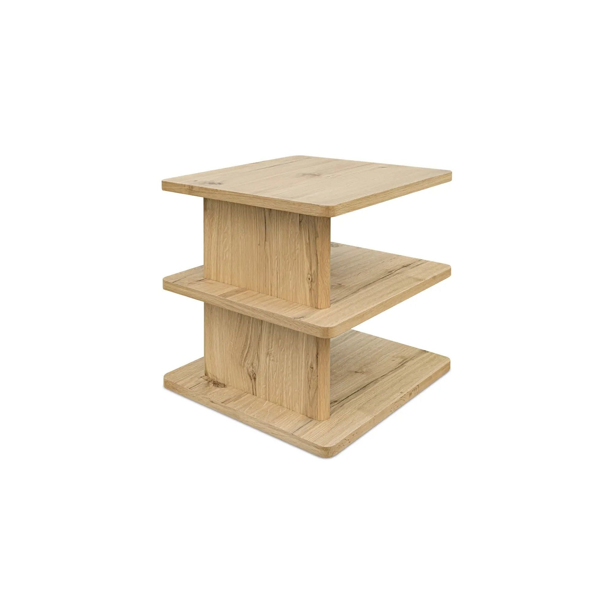 Moe's Home Collection Casey Rustic Oak Side Table - Image 3