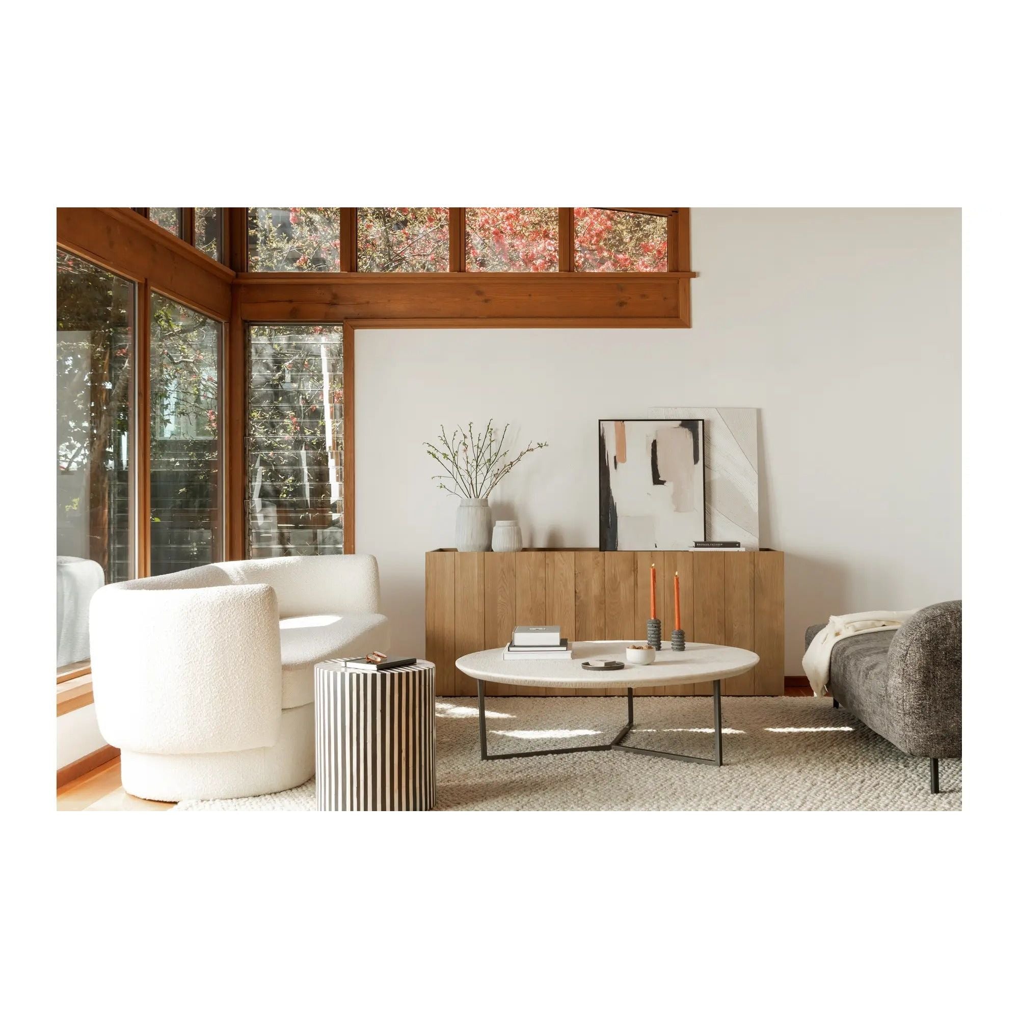 Moe's Home Collection Chameau Black Side Table - Image 2