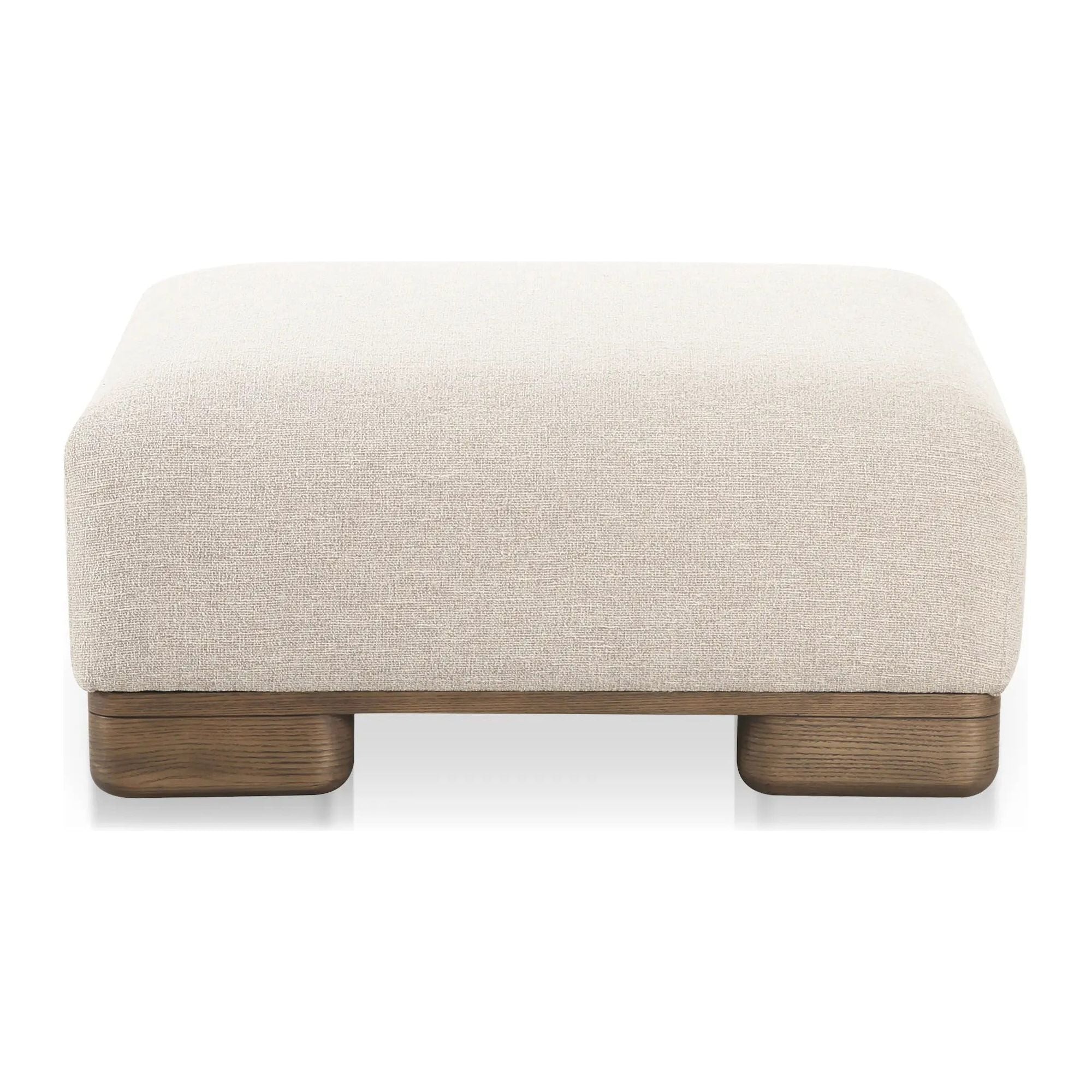Moe’s Home Collection June Oatmeal Ottoman