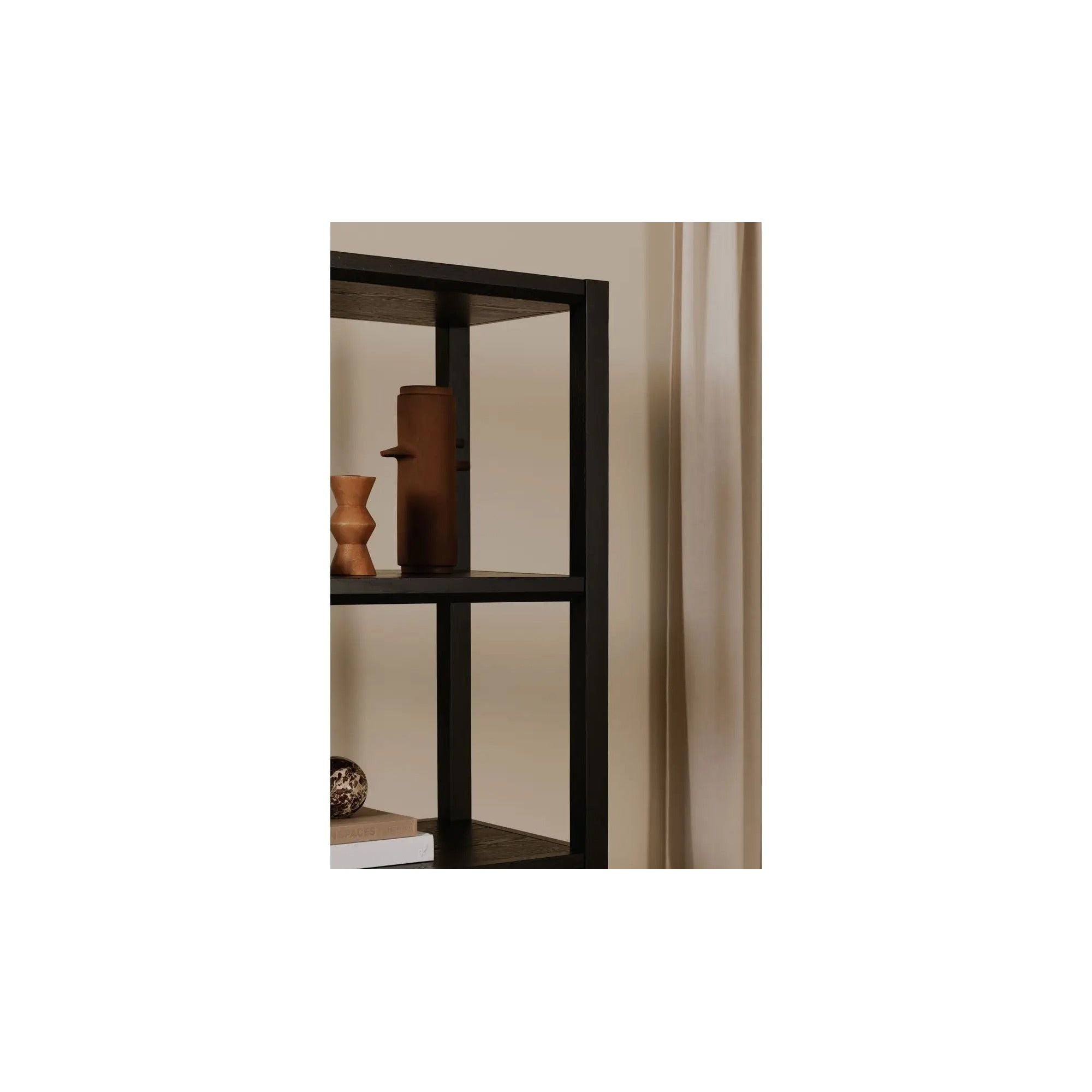 Moe’s Home Collection Nolan Black Bookcase - Image 3
