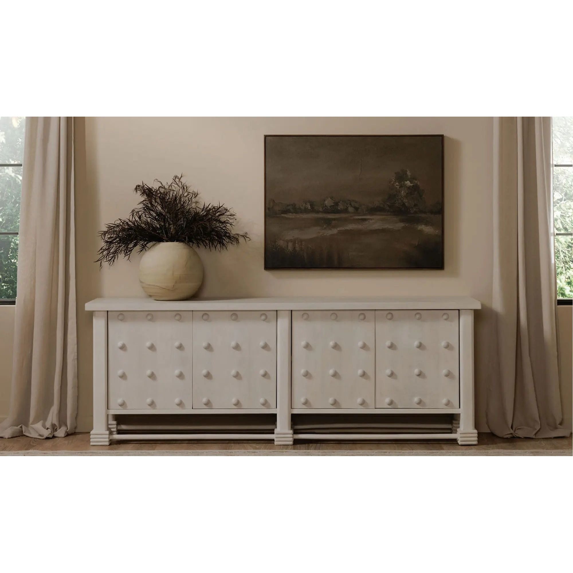 Moe's Home Collection Clement Whitewashed Sideboard - Image 2
