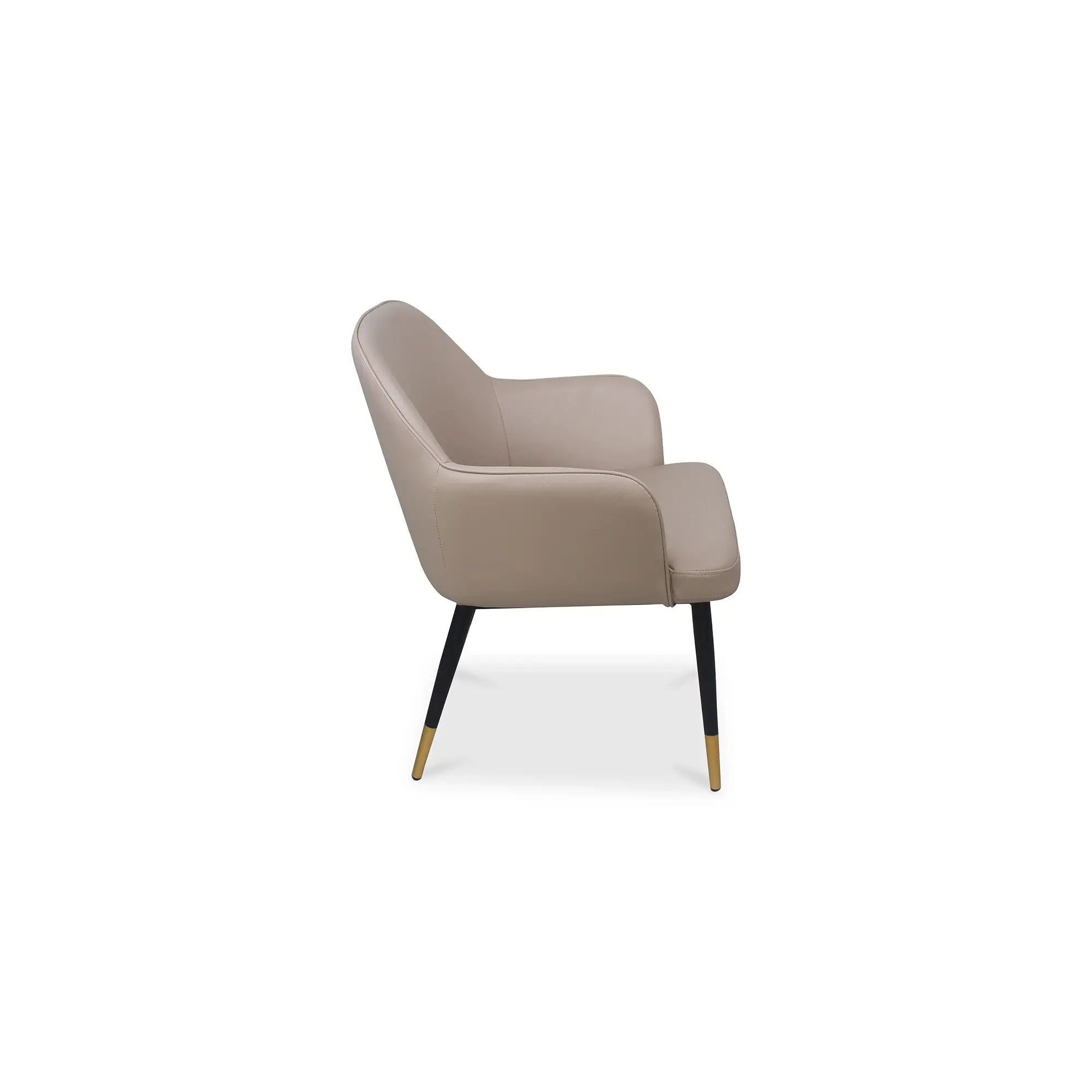 Moe’s Home Collection Berlin Taupe Accent Chair - Image 3
