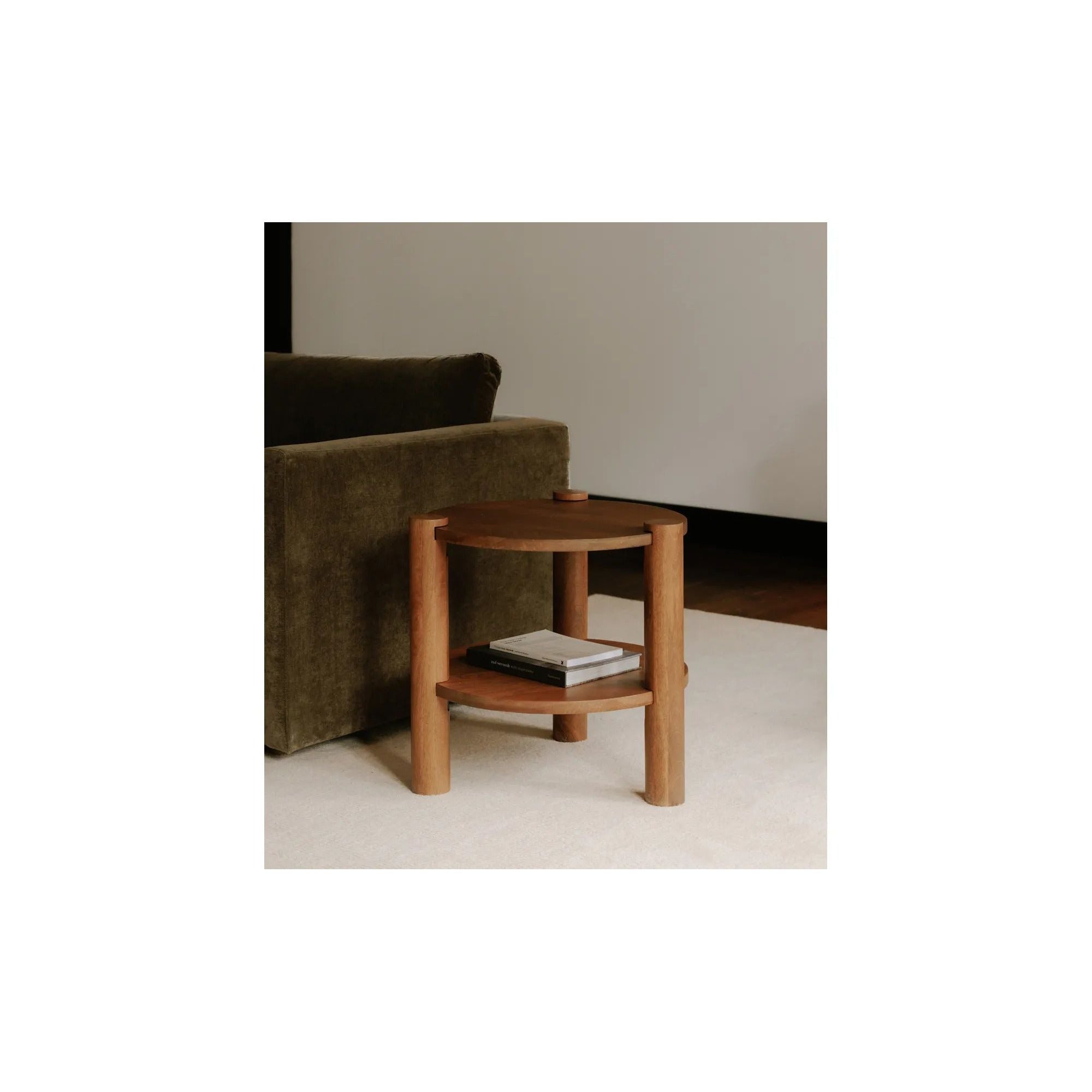 Moe's Home Collection Olsen Vintage Brown Accent Table - Image 2