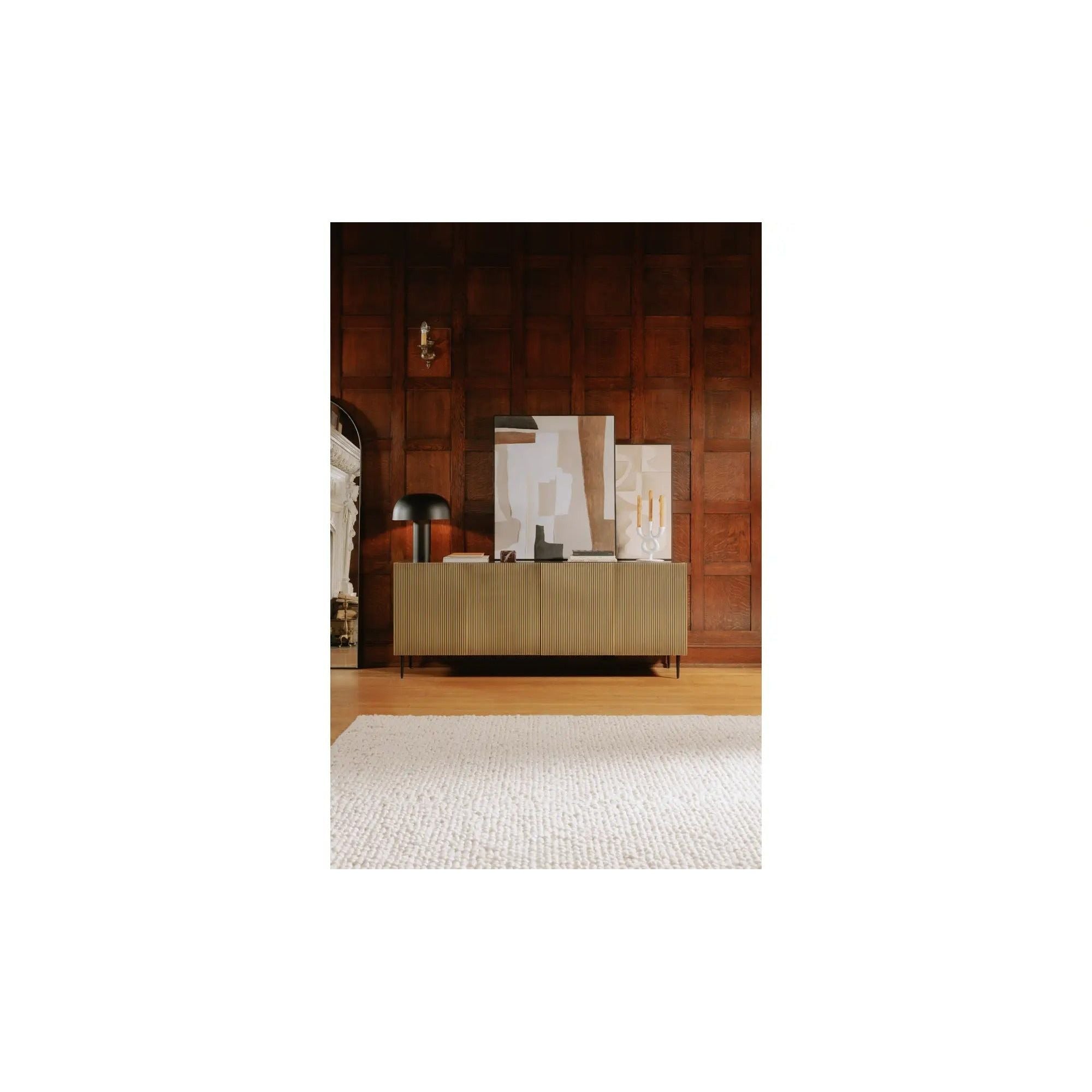 Moe's Home Collection Brogan Antique Brass Sideboard - Image 2