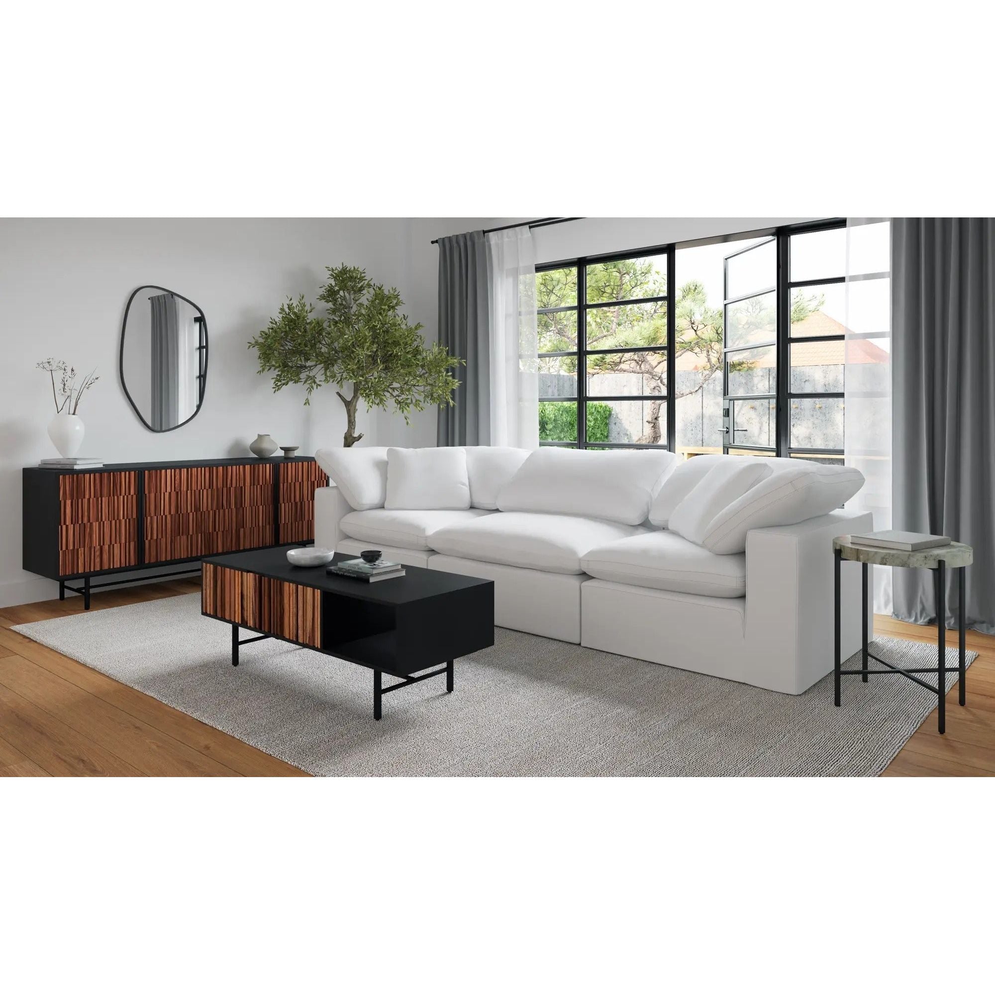 Moe's Home Collection Cirque Light Brown Accent Table - Image 2