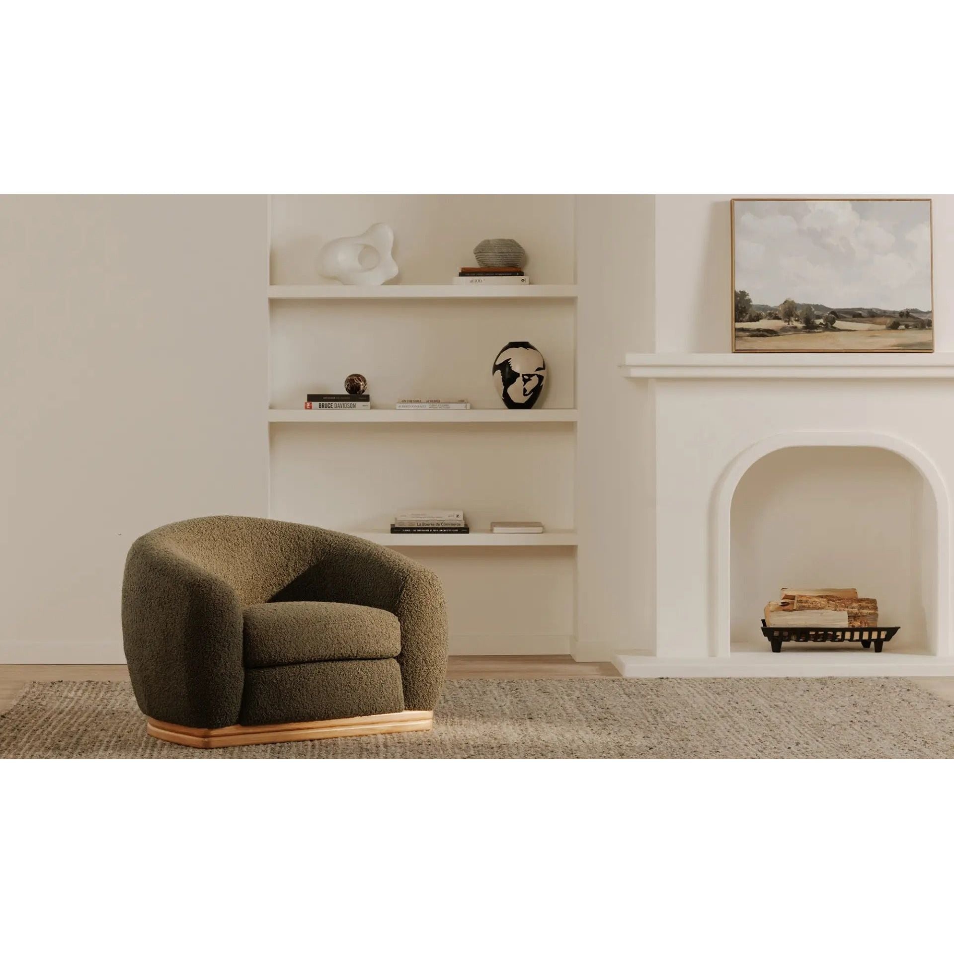Moe's Home Collection Marlowe Sage Lounge Chair - Image 2