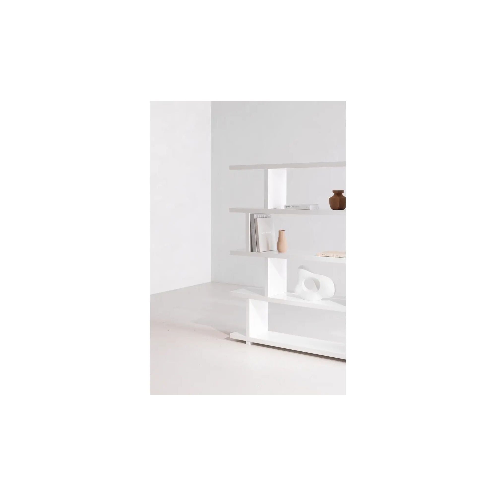 Moe’s Home Collection Miri Large White Shelf - Image 3