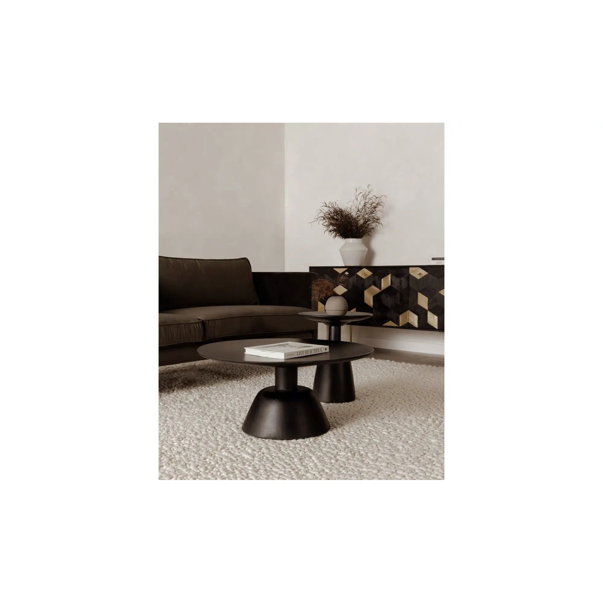 Moe's Home Collection Nels Black End Table - Image 2