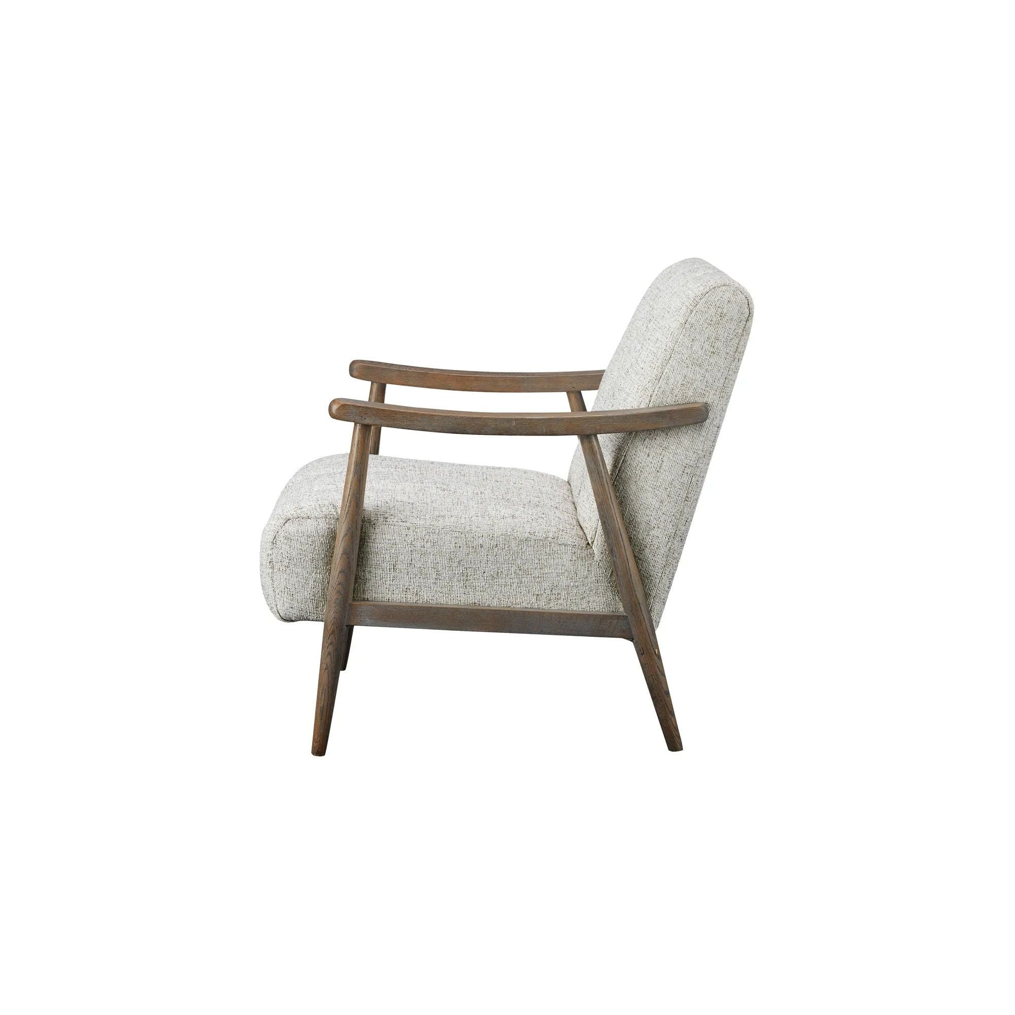 Moe's Home Collection Aster Pebbled Beige Accent Chair - Image 3
