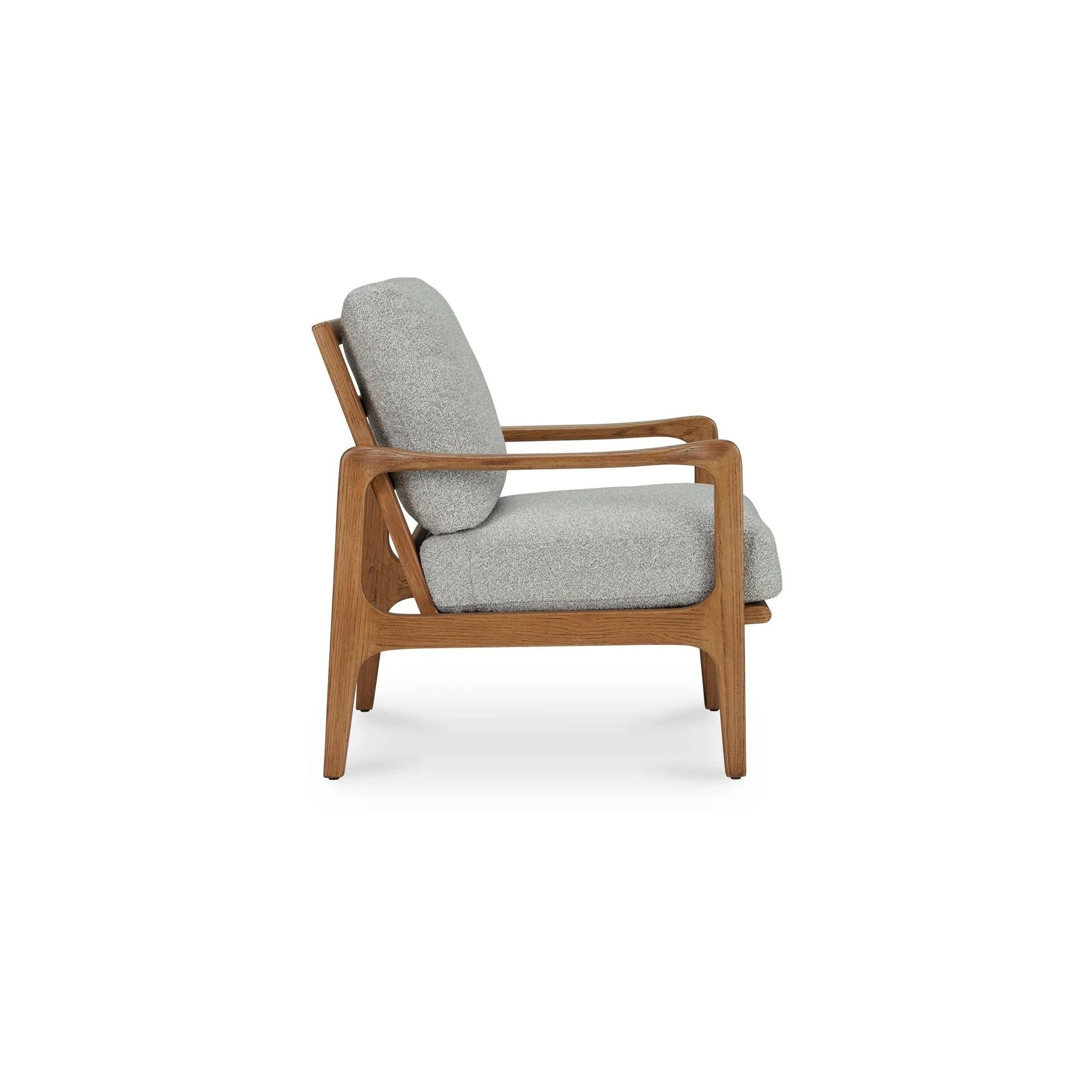 Moe's Home Collection Fearne Heather Beige Accent Chair - Image 3