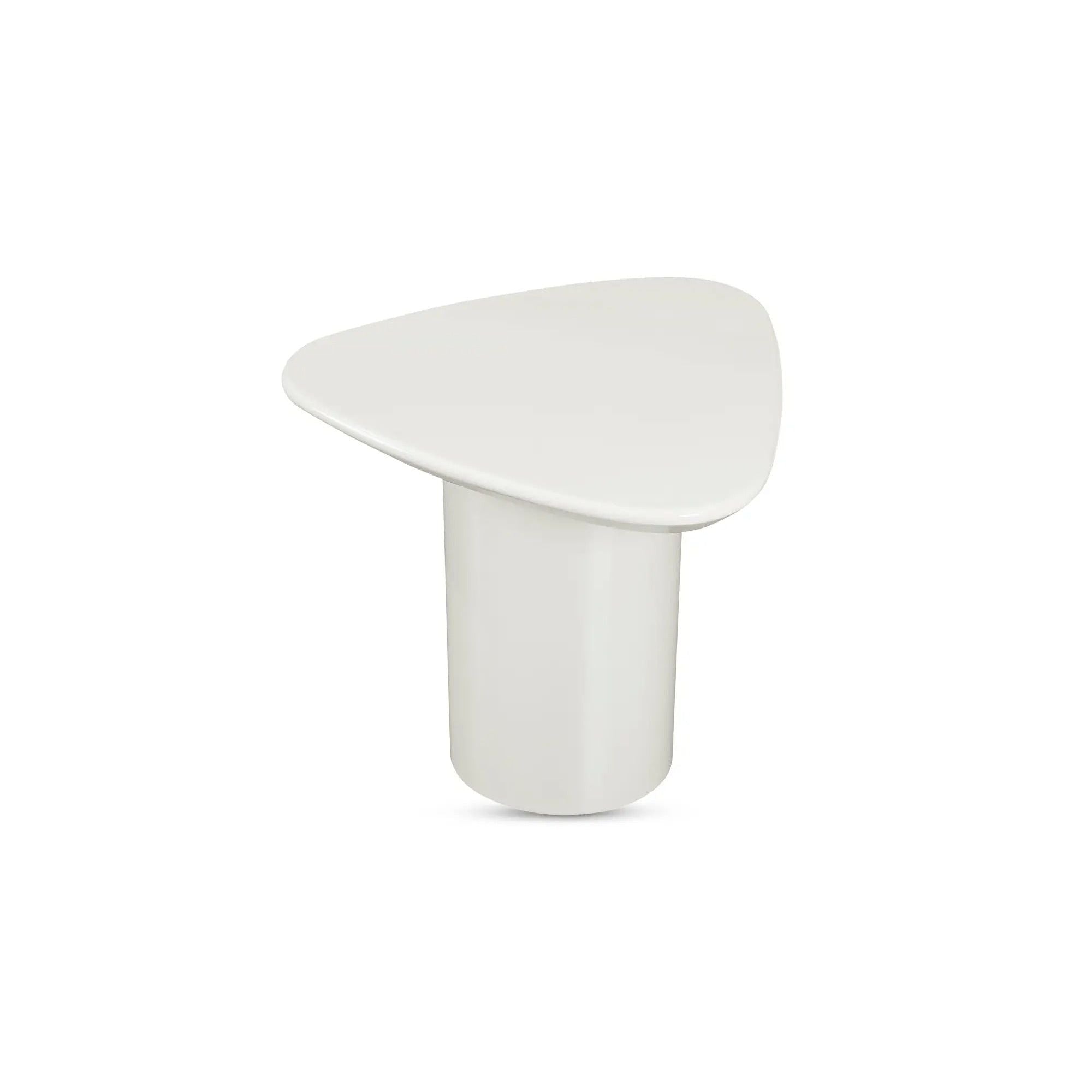 Moe's Home Collection Eden Ivory Lacquer Accent Table - Image 3