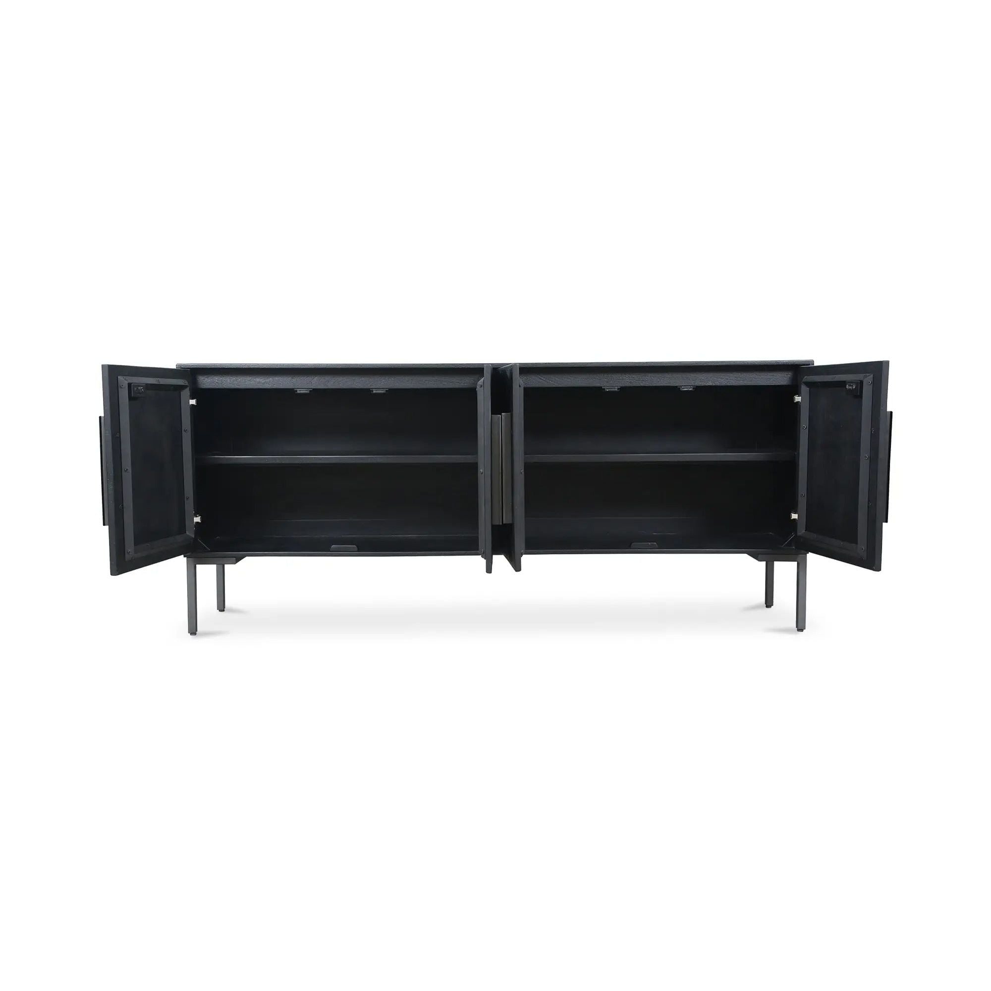 Moe's Home Collection Fishbone Black Sideboard - Image 2