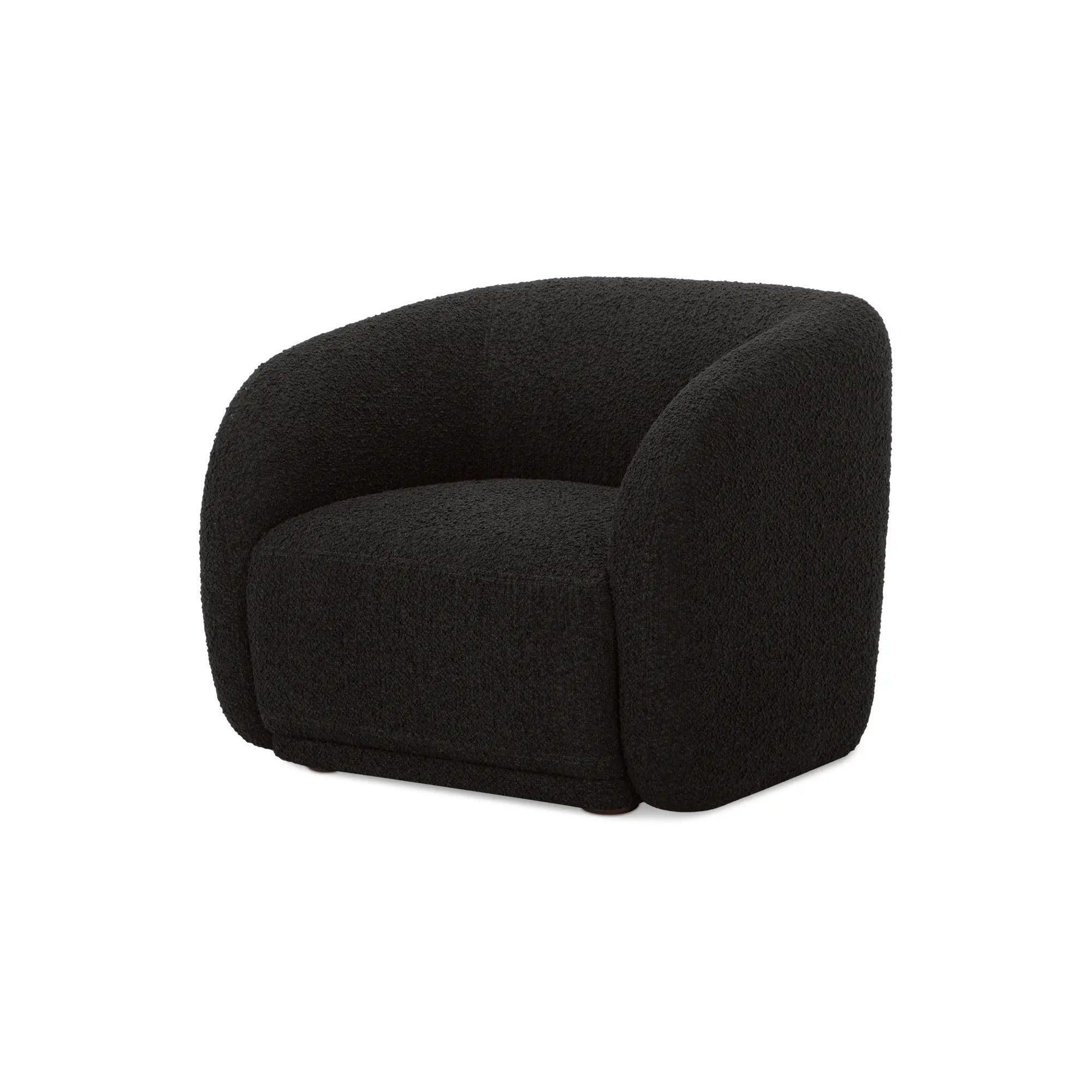 Moe's Home Collection Faye Black Boucle Accent Chair - Image 2