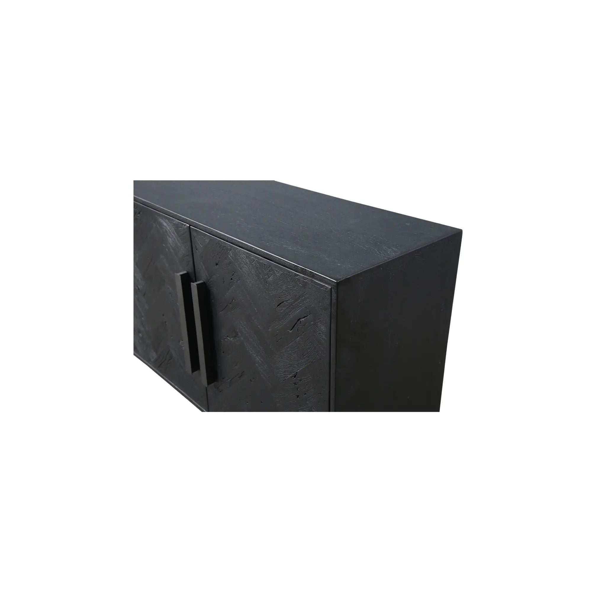 Moe's Home Collection Fishbone Black Sideboard - Image 3