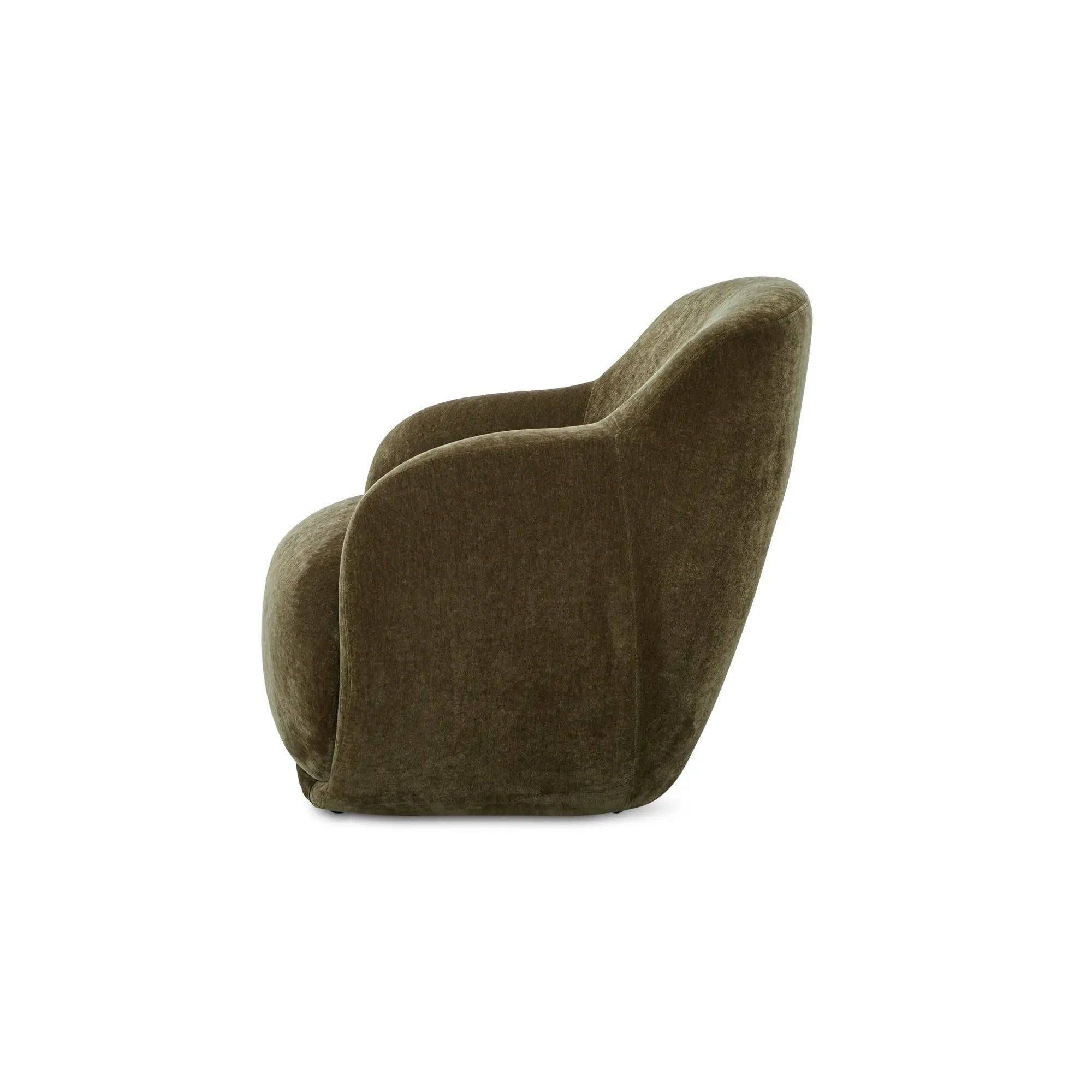Moe's Home Collection Stevie Cedar Green Lounge Chair Cedar - Image 3