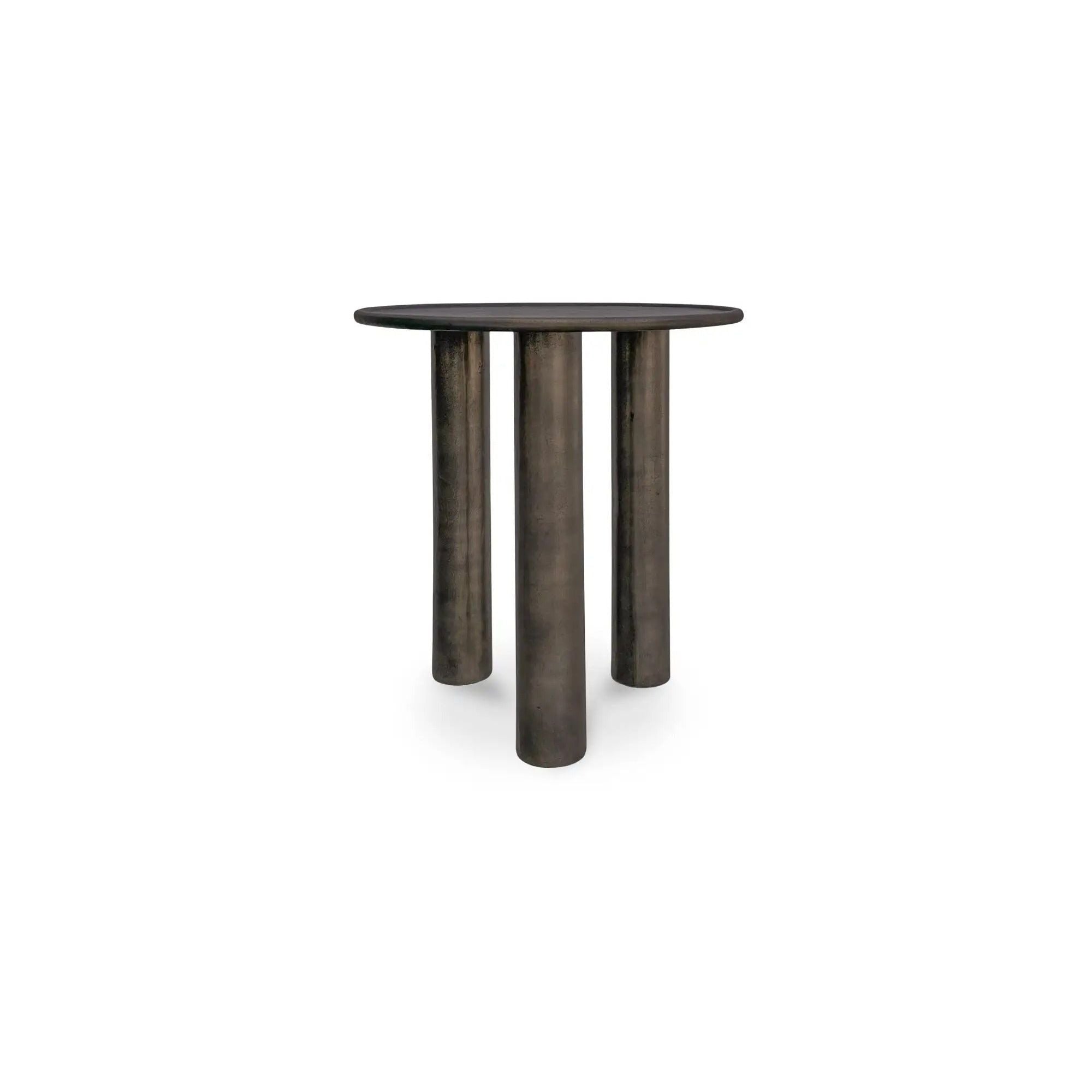 Moe's Home Collection Deacon Deep Bronze Outdoor Side Table - Image 1