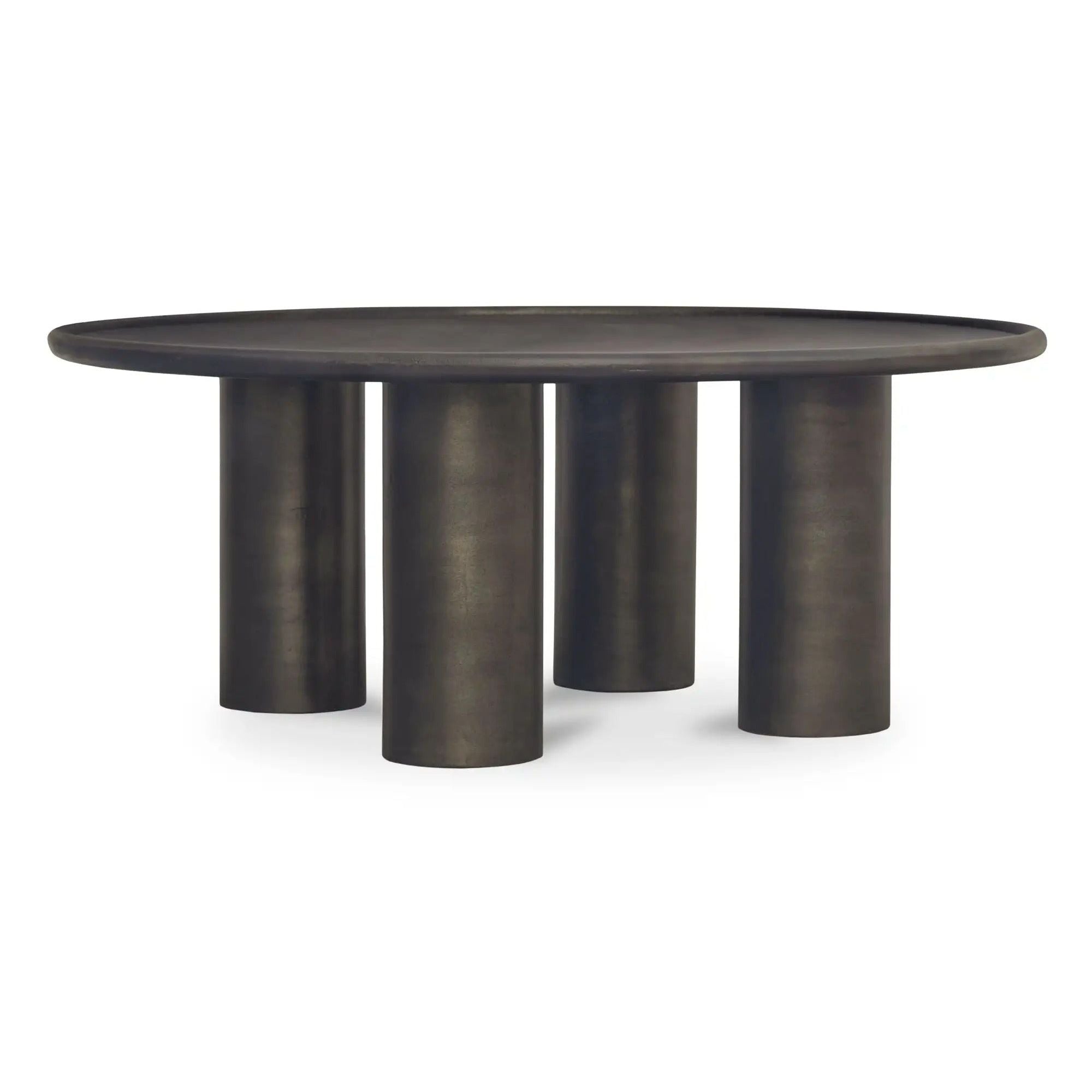 Moe's Home Collection Deacon Deep Bronze Outdoor Coffee Table - Image 2