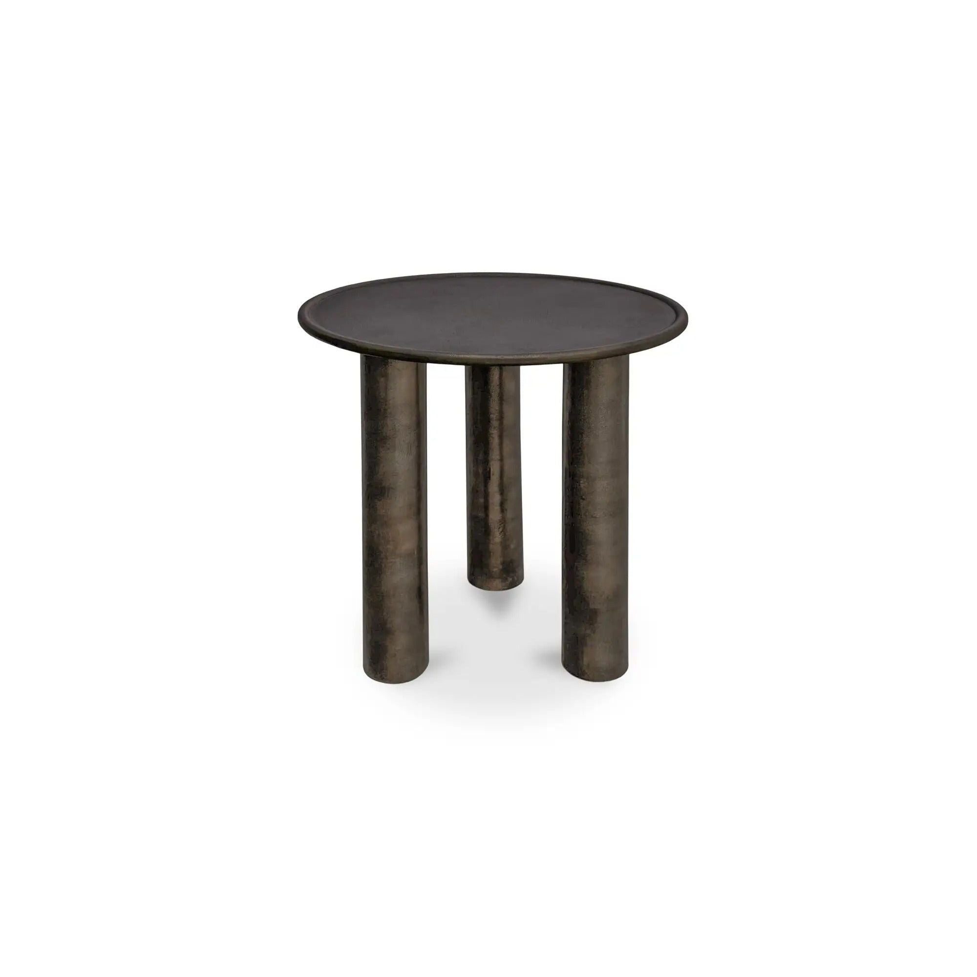Moe's Home Collection Deacon Deep Bronze Outdoor Side Table - Image 3