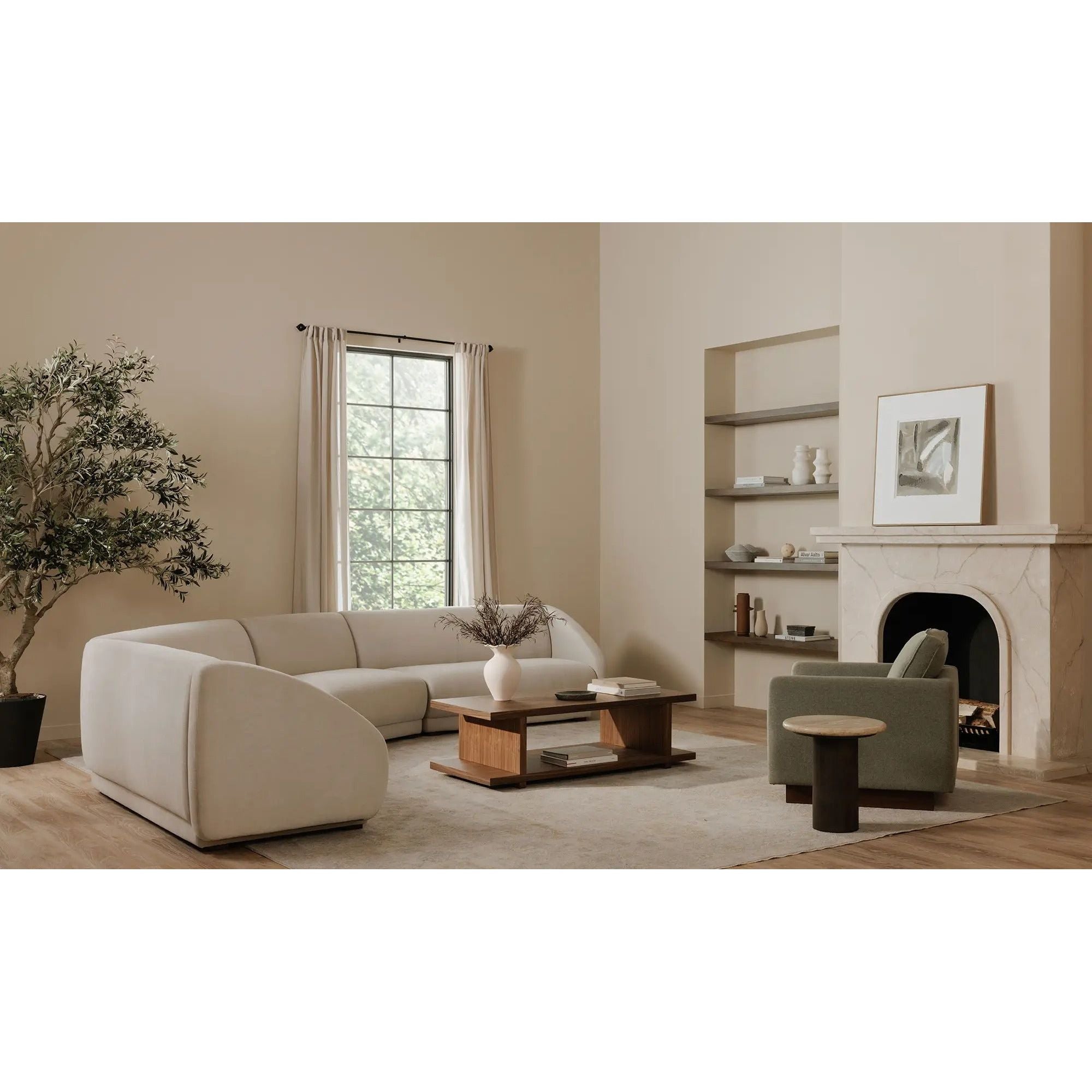 Moe's Home Collection Vernon Sage Accent Chair - Image 2
