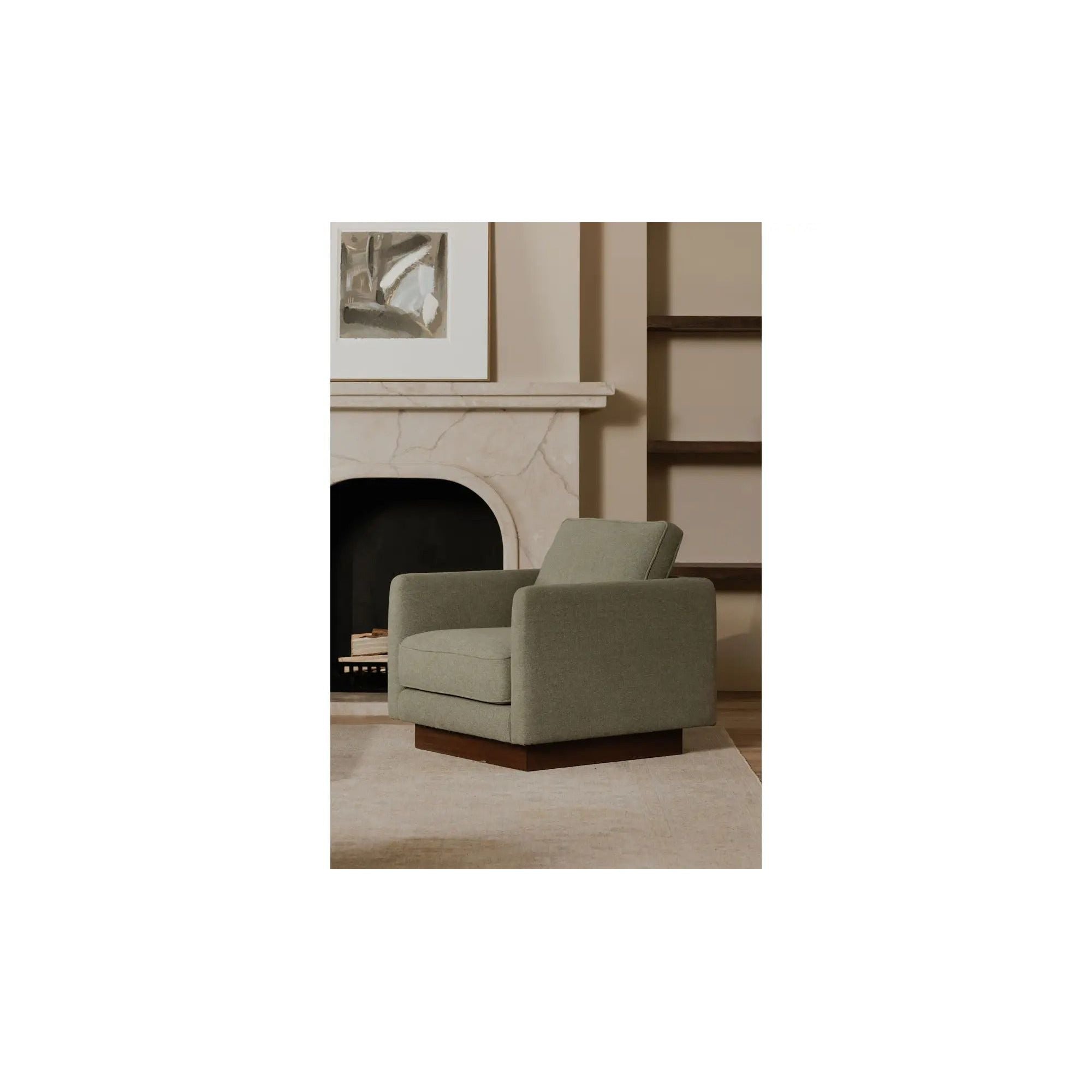 Moe's Home Collection Vernon Sage Accent Chair - Image 3