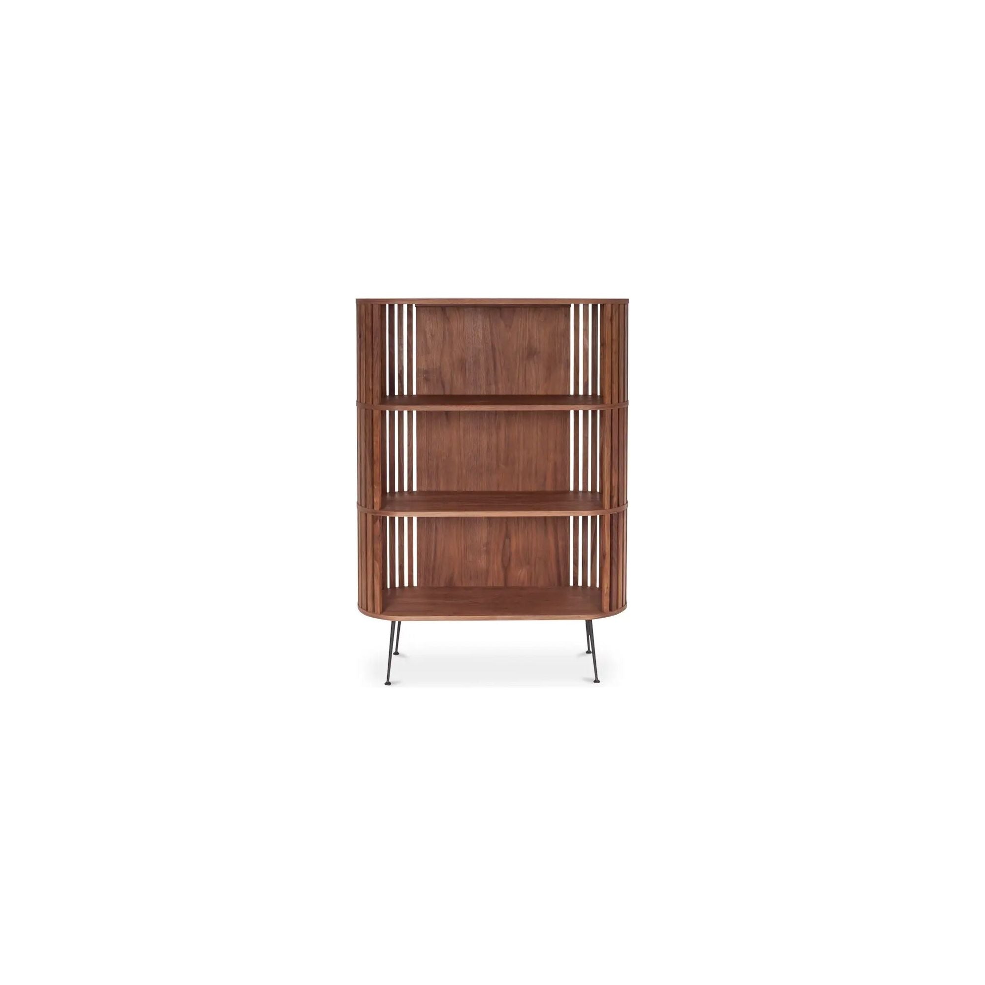 Moe’s Home Collection Henrich Light Brown Bookshelf L
