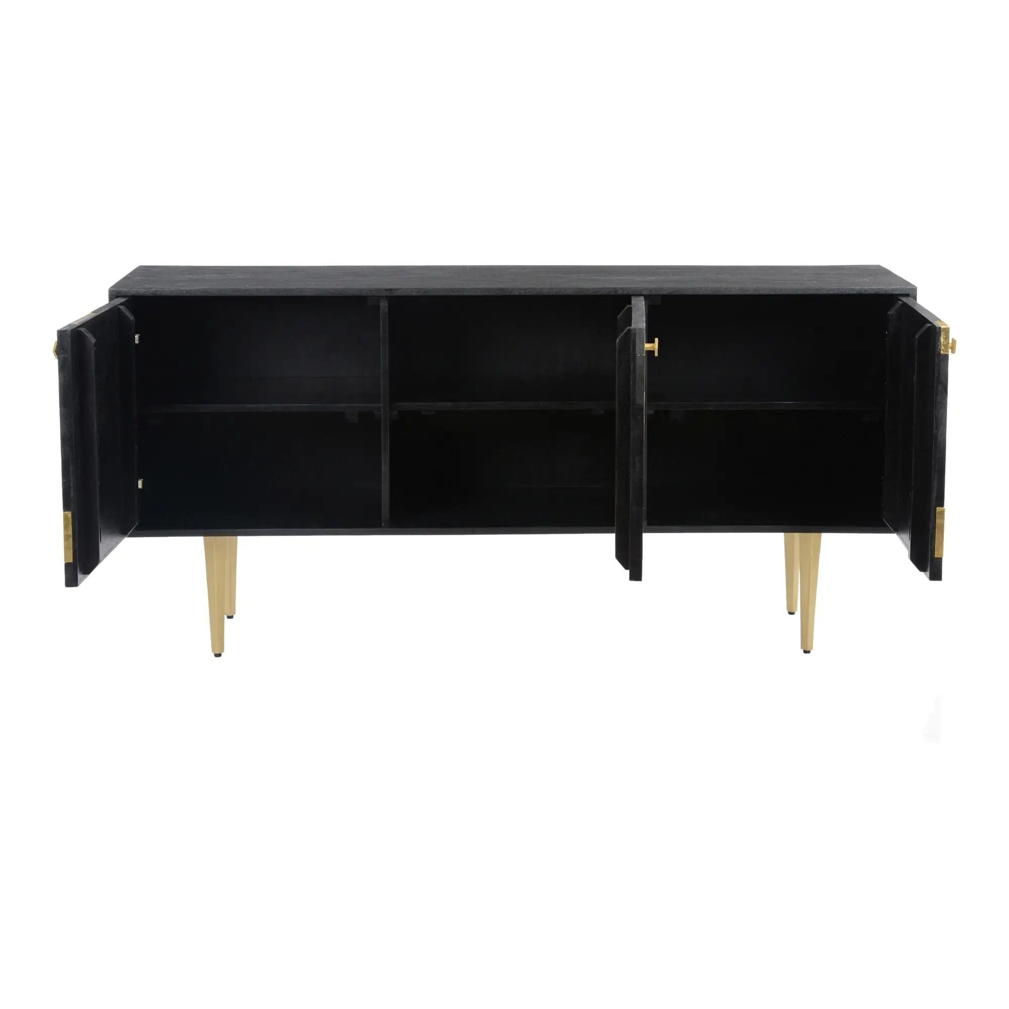 Moe's Home Collection Sapporo Black Sideboard - Image 3