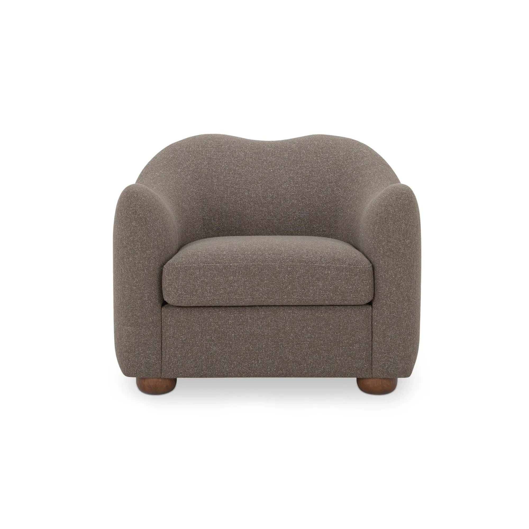 Moe's Home Collection Bria Warm Brown Accent Chair - Image 3