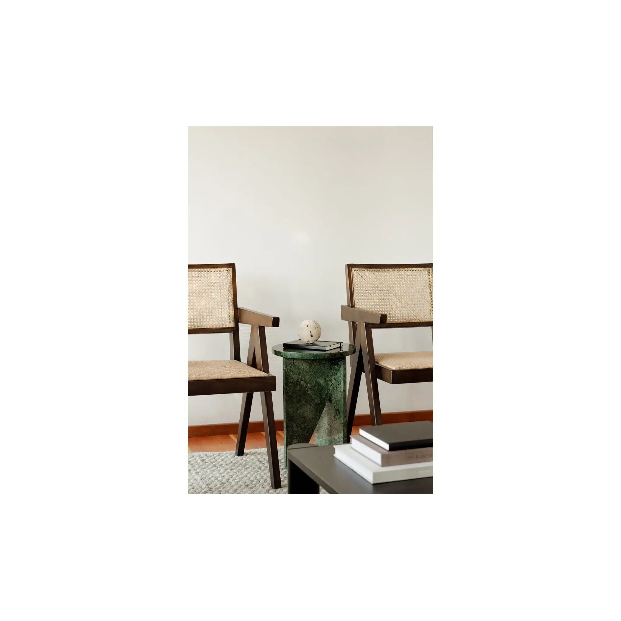Moe's Home Collection Grace Green Marble Accent Table - Image 3