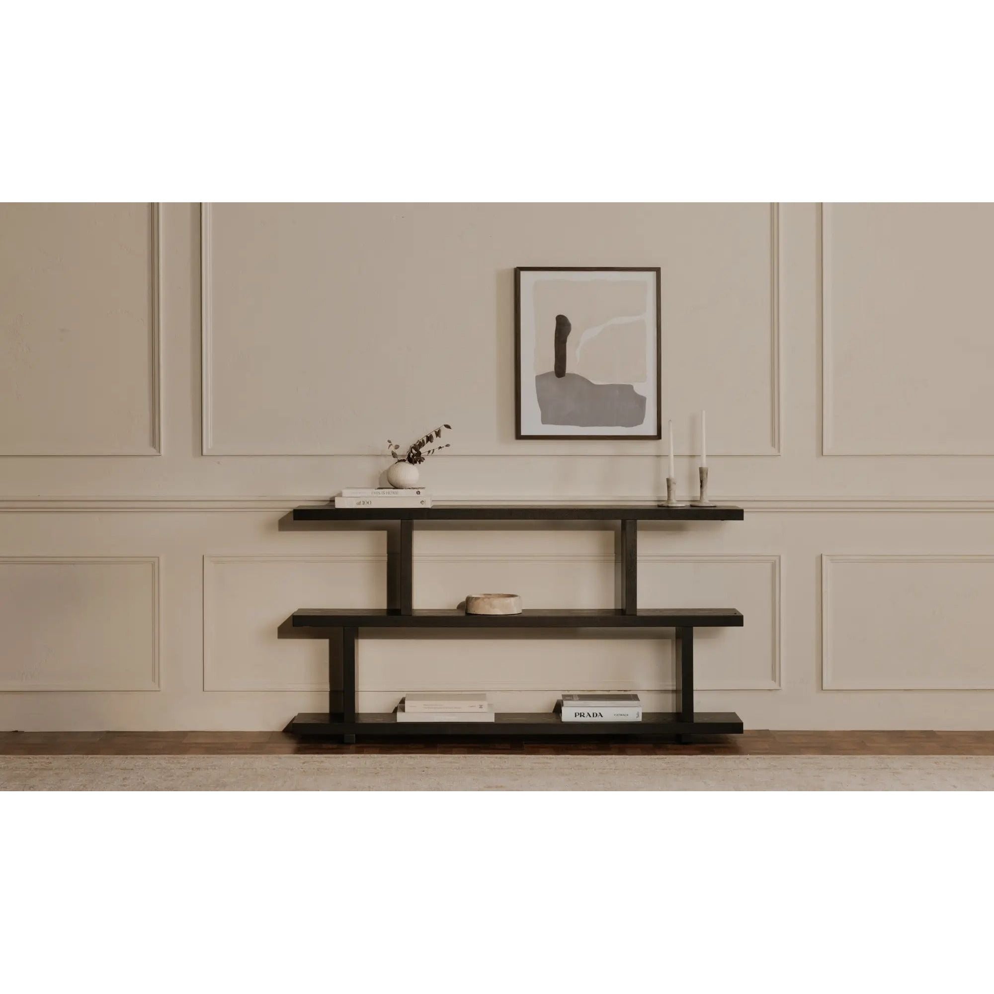 Moe’s Home Collection Miri Small Black Shelf - Image 2