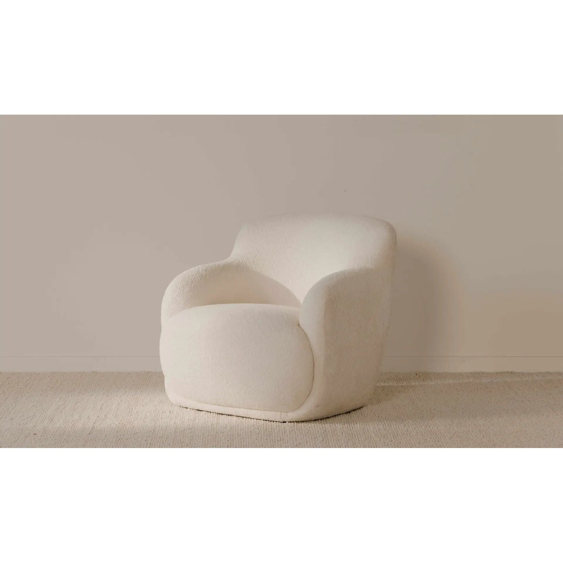 Moe's Home Collection Stevie Cream Lounge Chair - Image 2